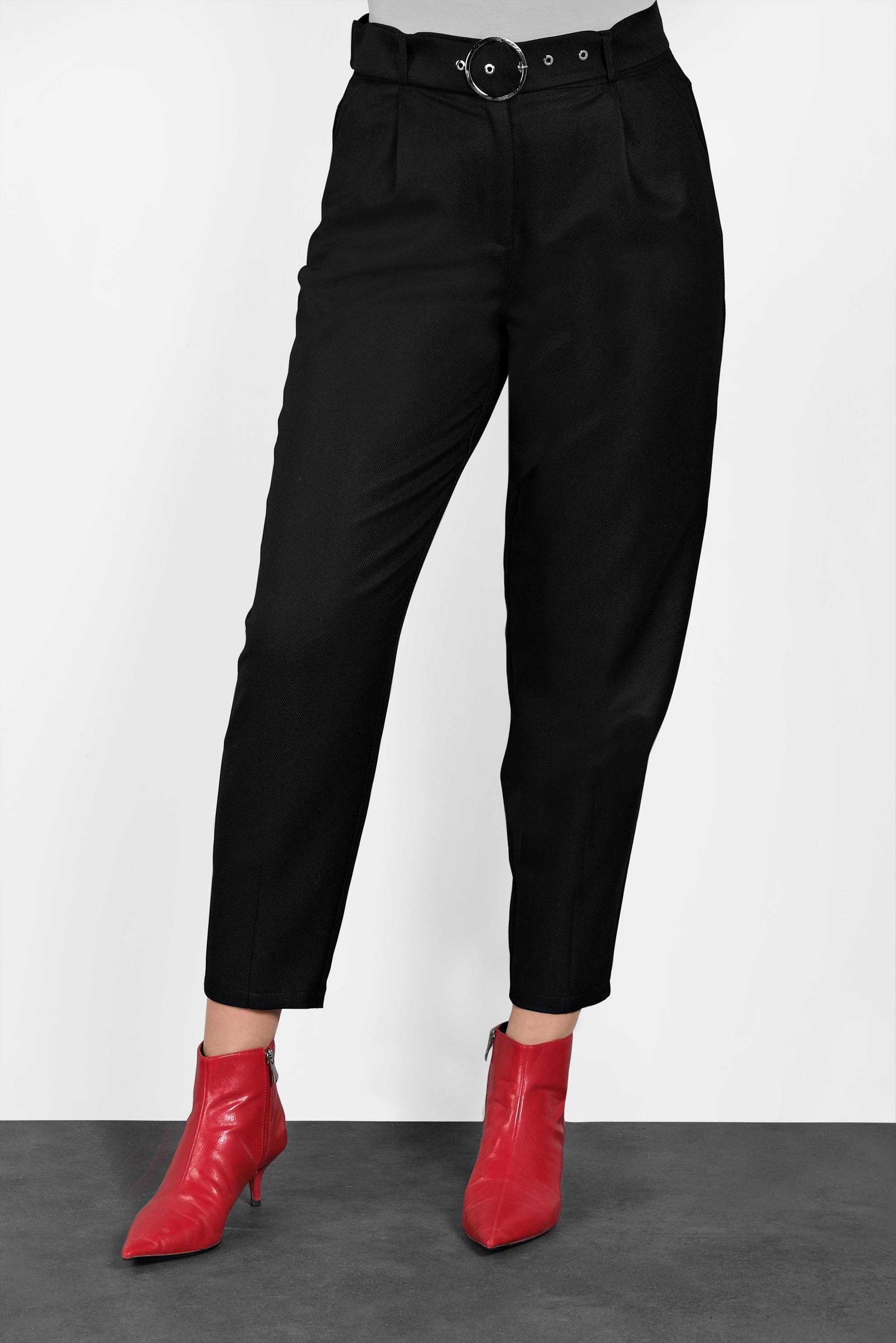 Tesettür giyim SİYAH HAVUÇ PANTOLON 70039 