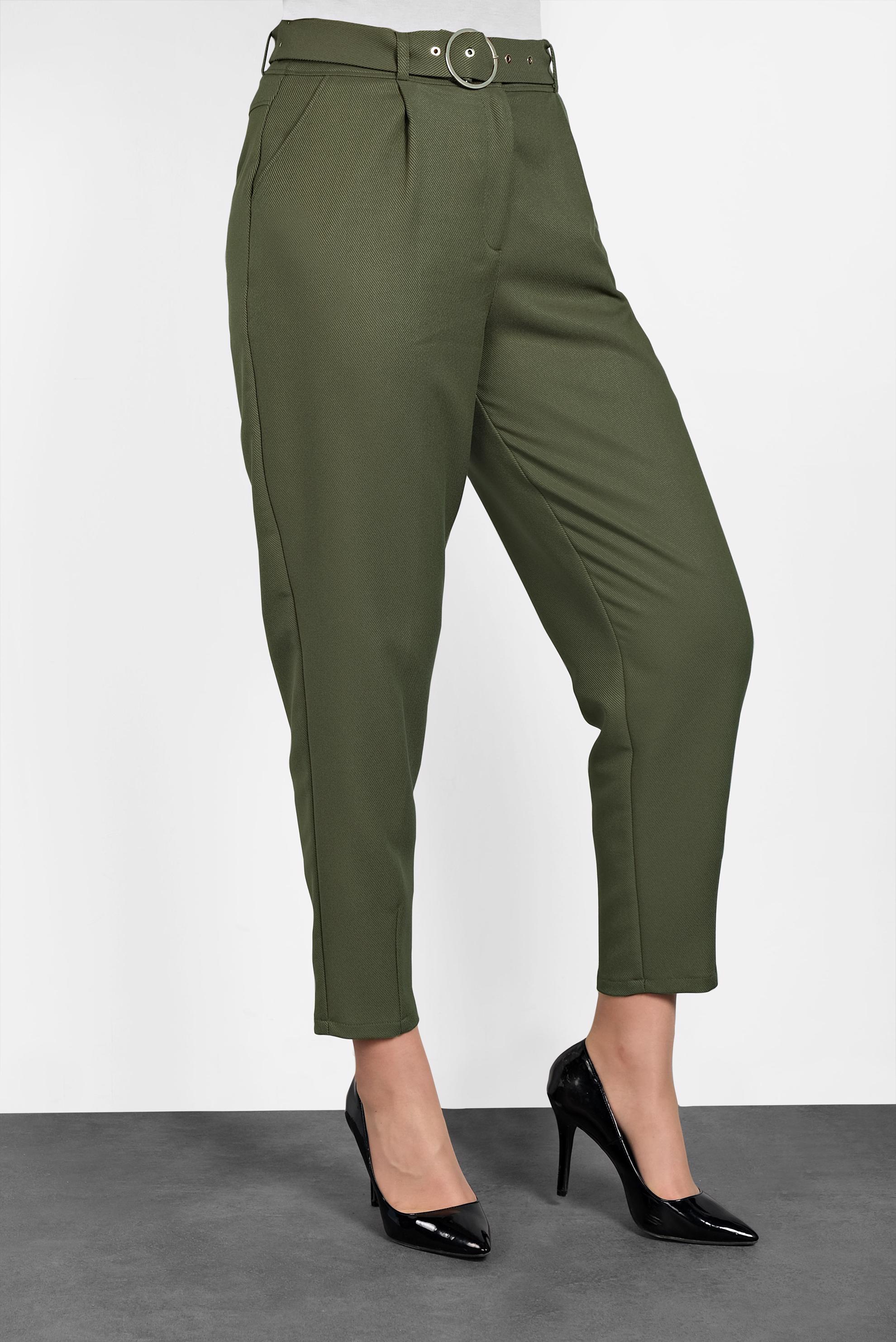 Tesettür giyim HAKİ HAVUÇ PANTOLON 70039 