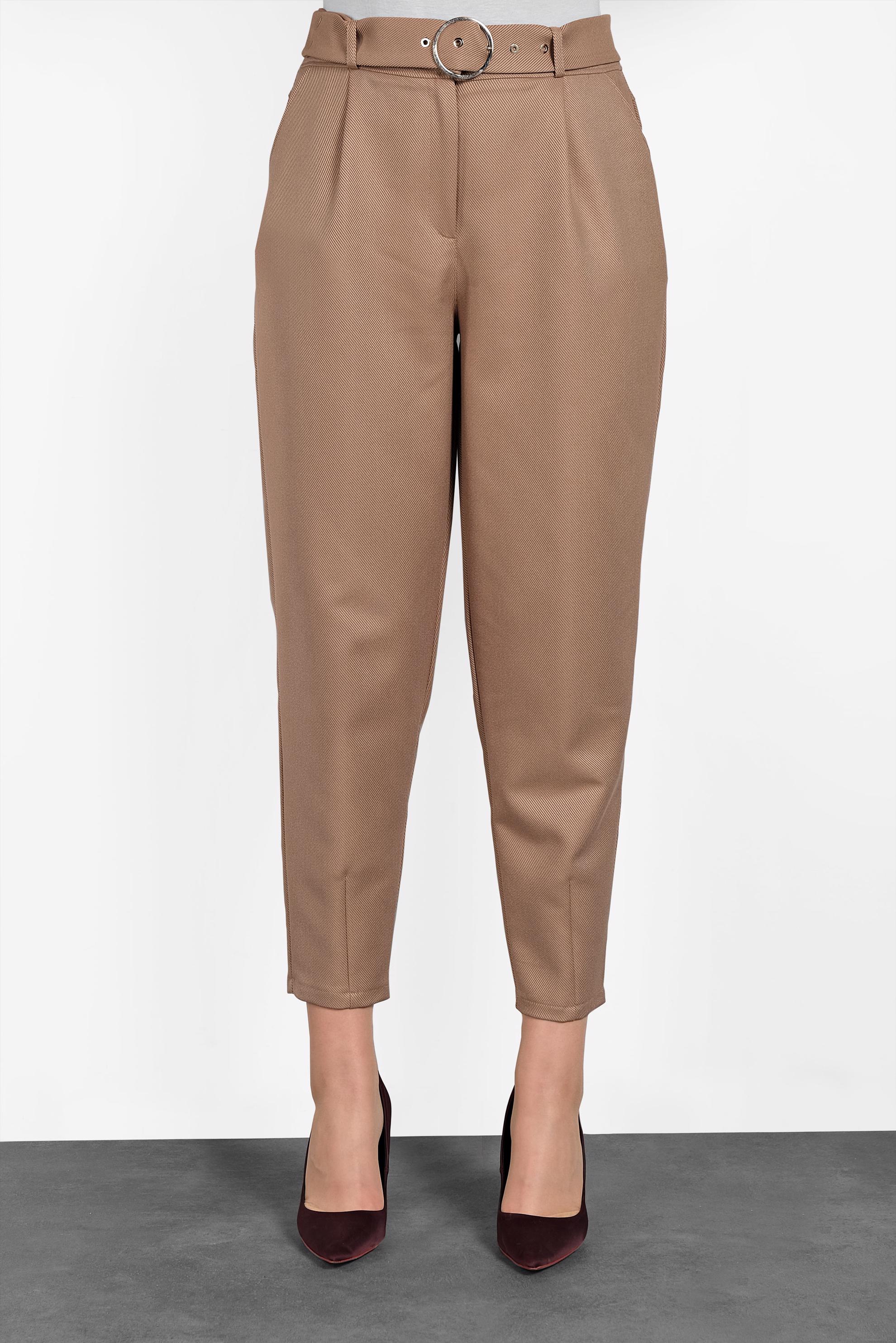 Tesettür giyim KAHVE HAVUÇ PANTOLON 70039 