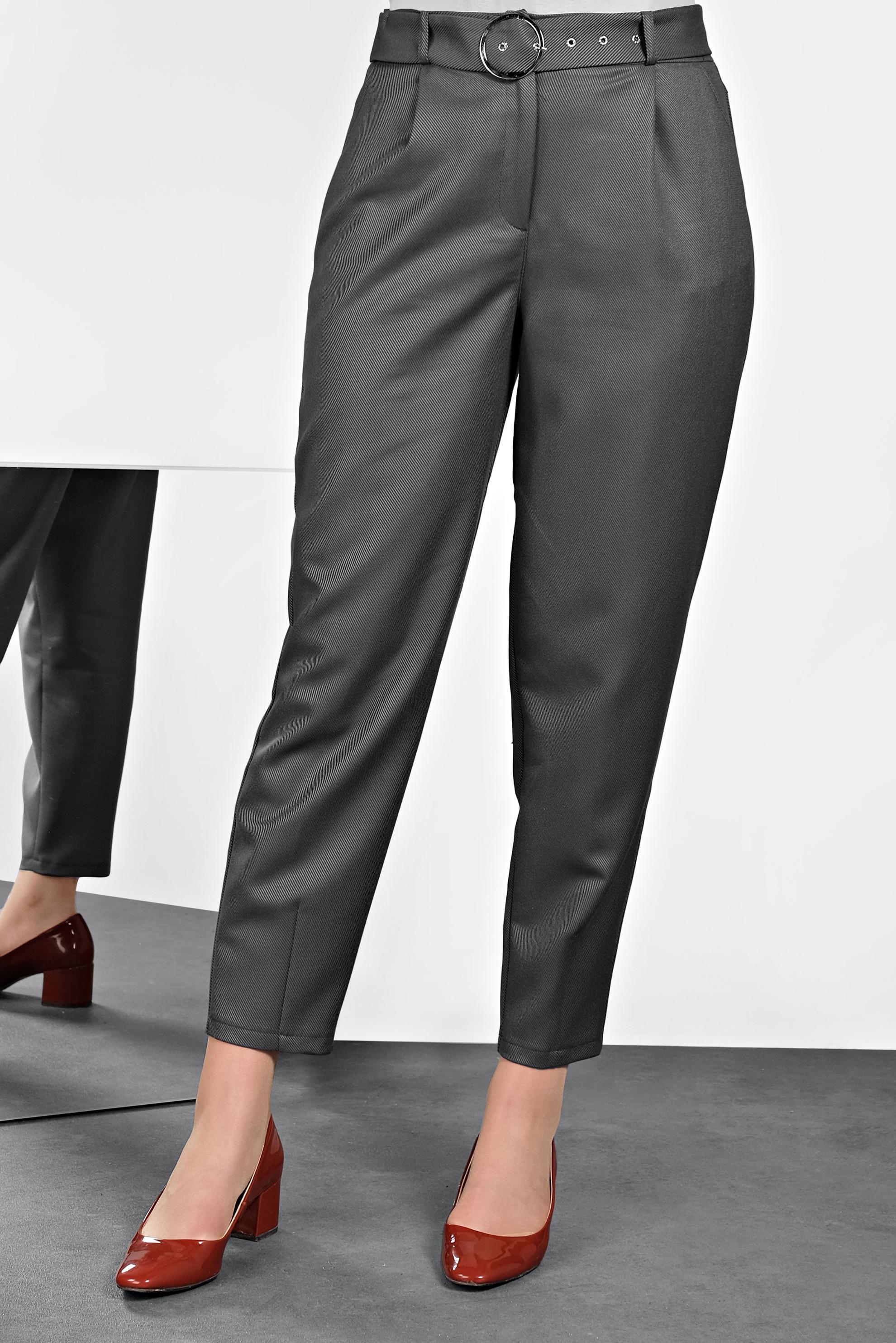 Tesettür giyim GRİ HAVUÇ PANTOLON 70039 