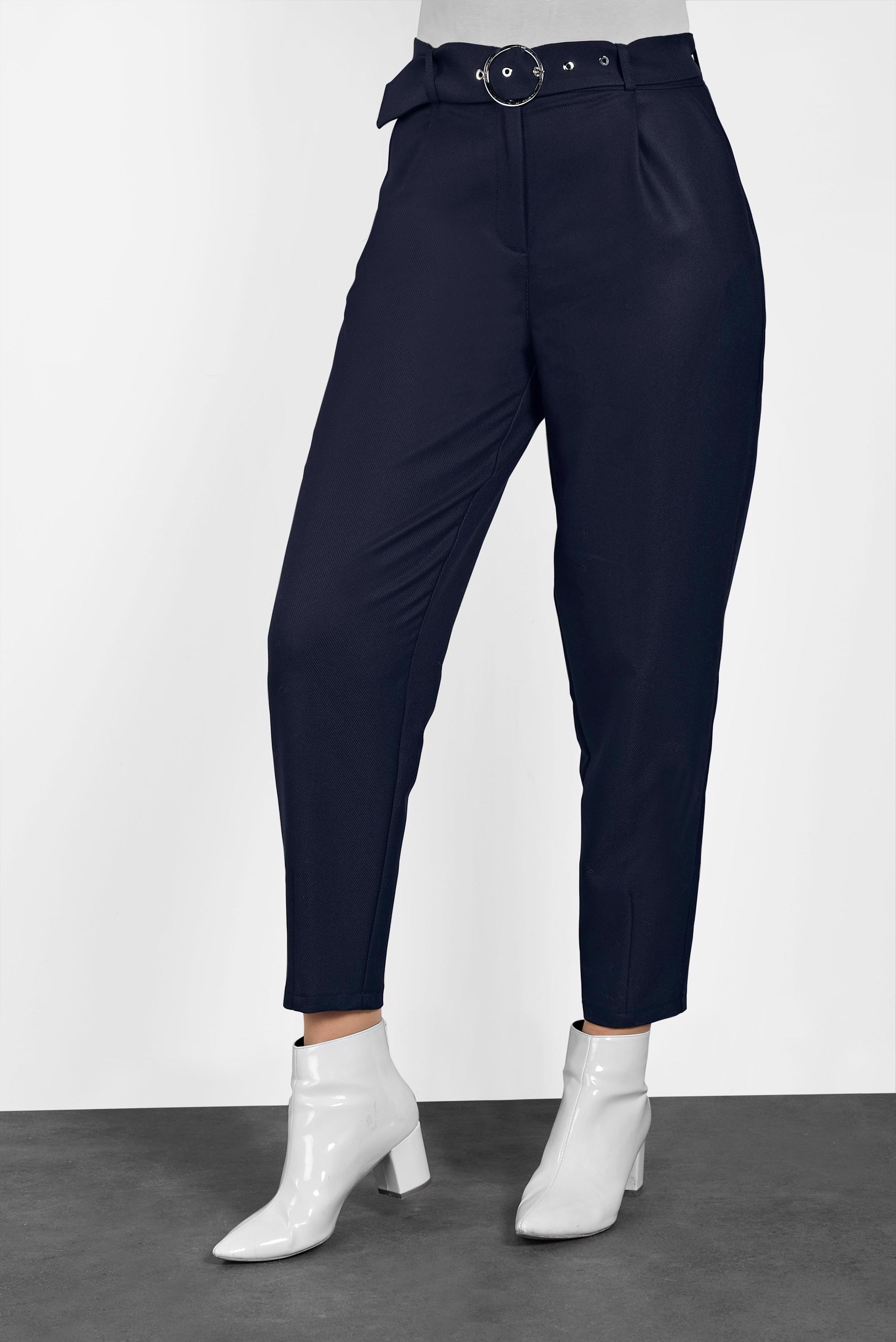 Tesettür giyim LACİVERT HAVUÇ PANTOLON 70039 