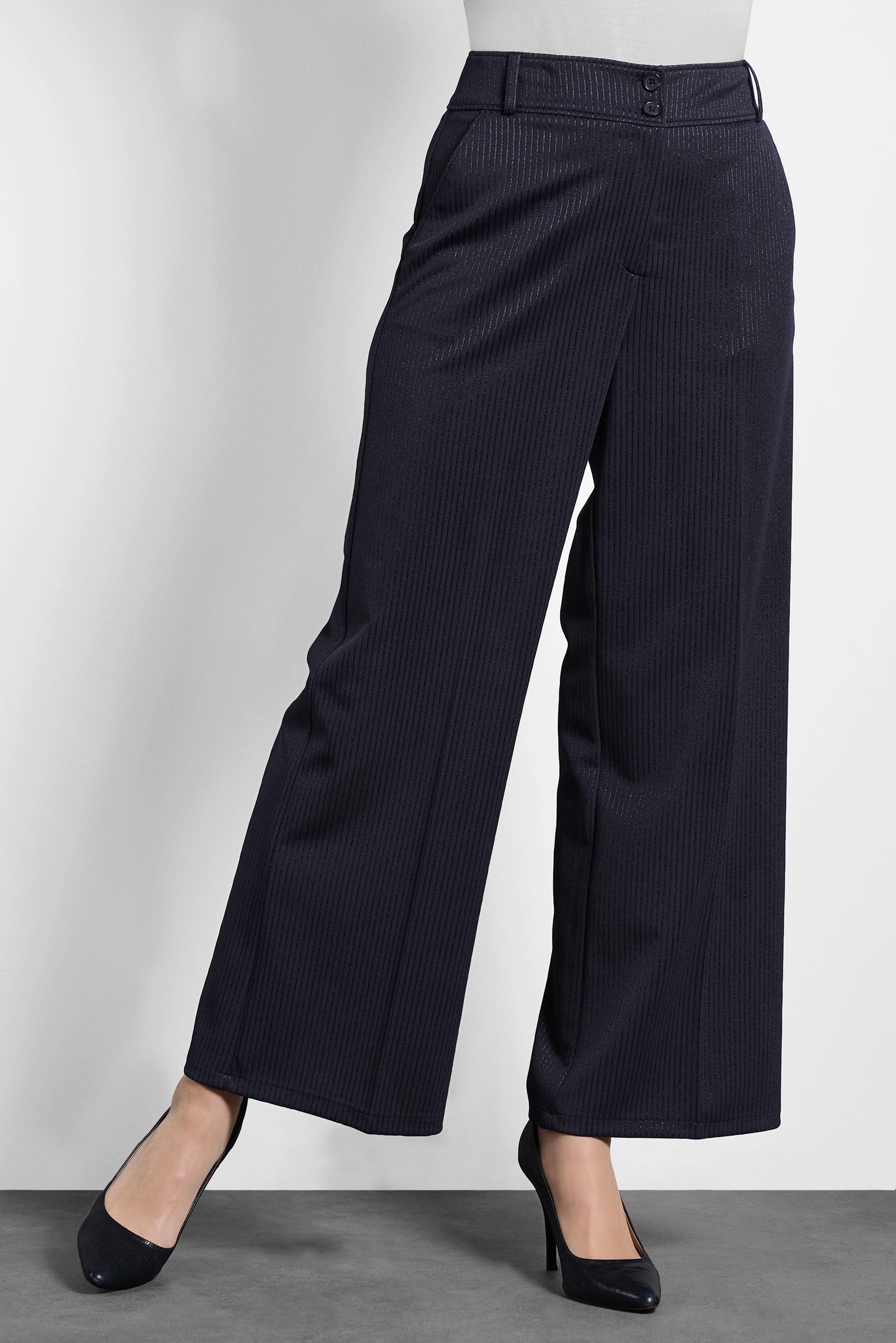 Tesettür giyim LACİVERT BOL PAÇA PANTOLON 70040 