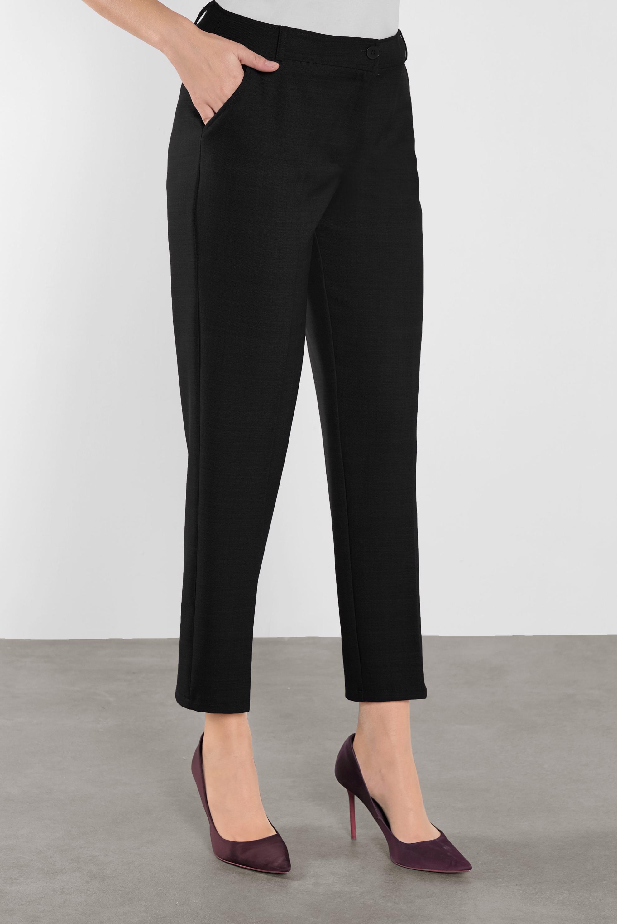 Tesettür giyim SİYAH KLASİK HAVUÇ PANTOLON 70123