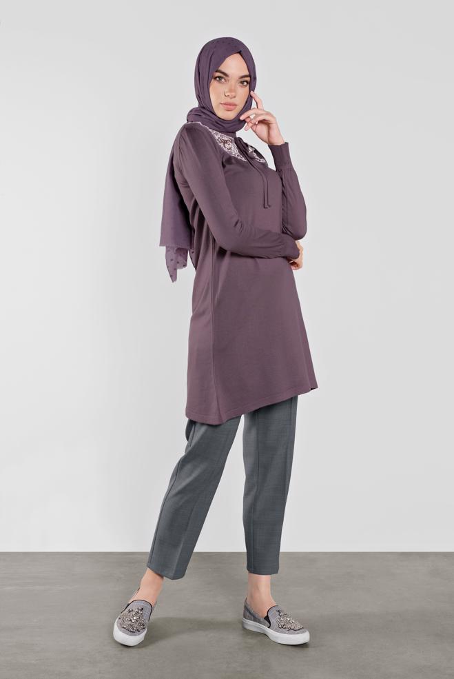 Tesettür giyim  KLASİK HAVUÇ PANTOLON 70123 - ALVİNA