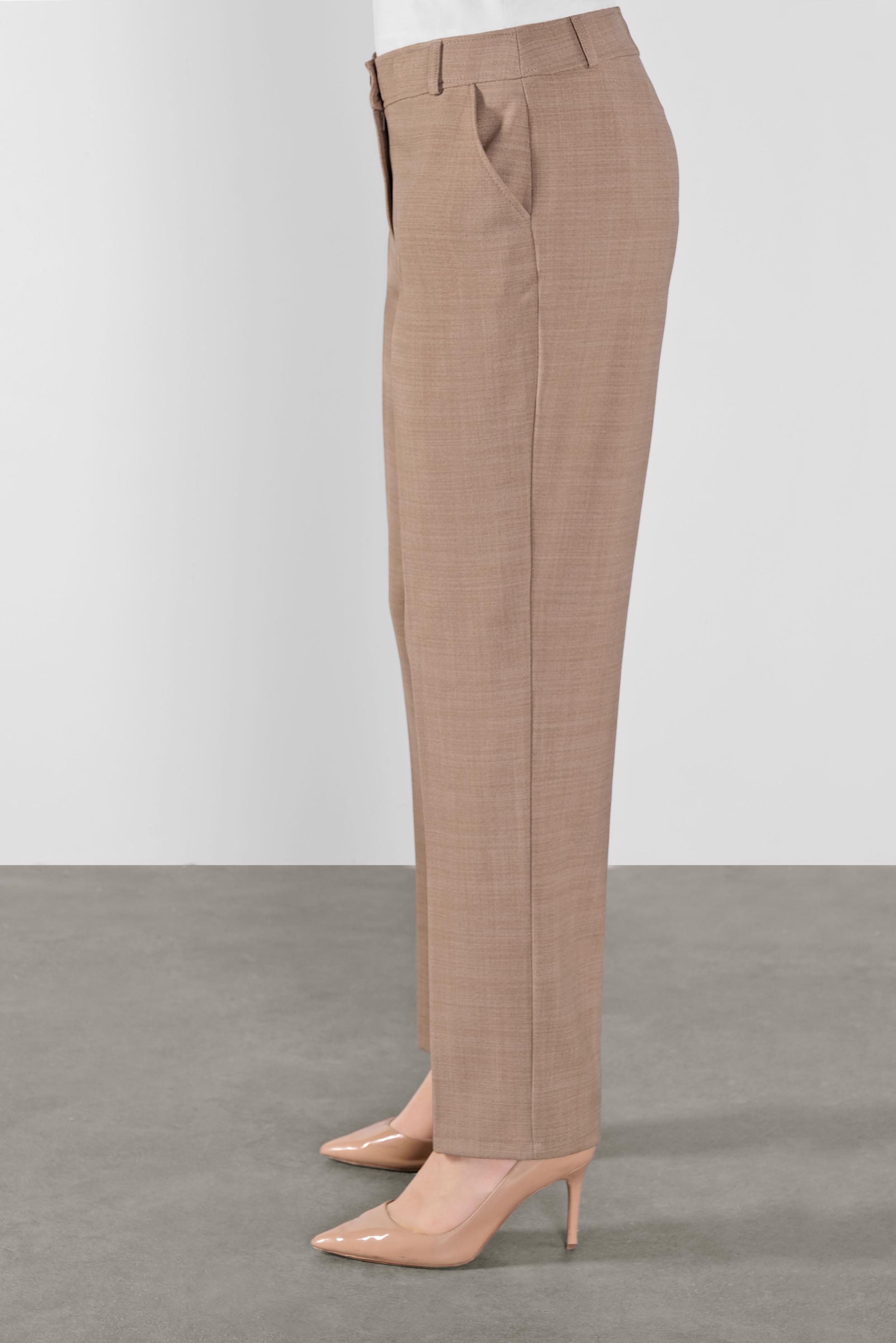 Tesettür giyim KAHVE KLASİK HAVUÇ PANTOLON 70123