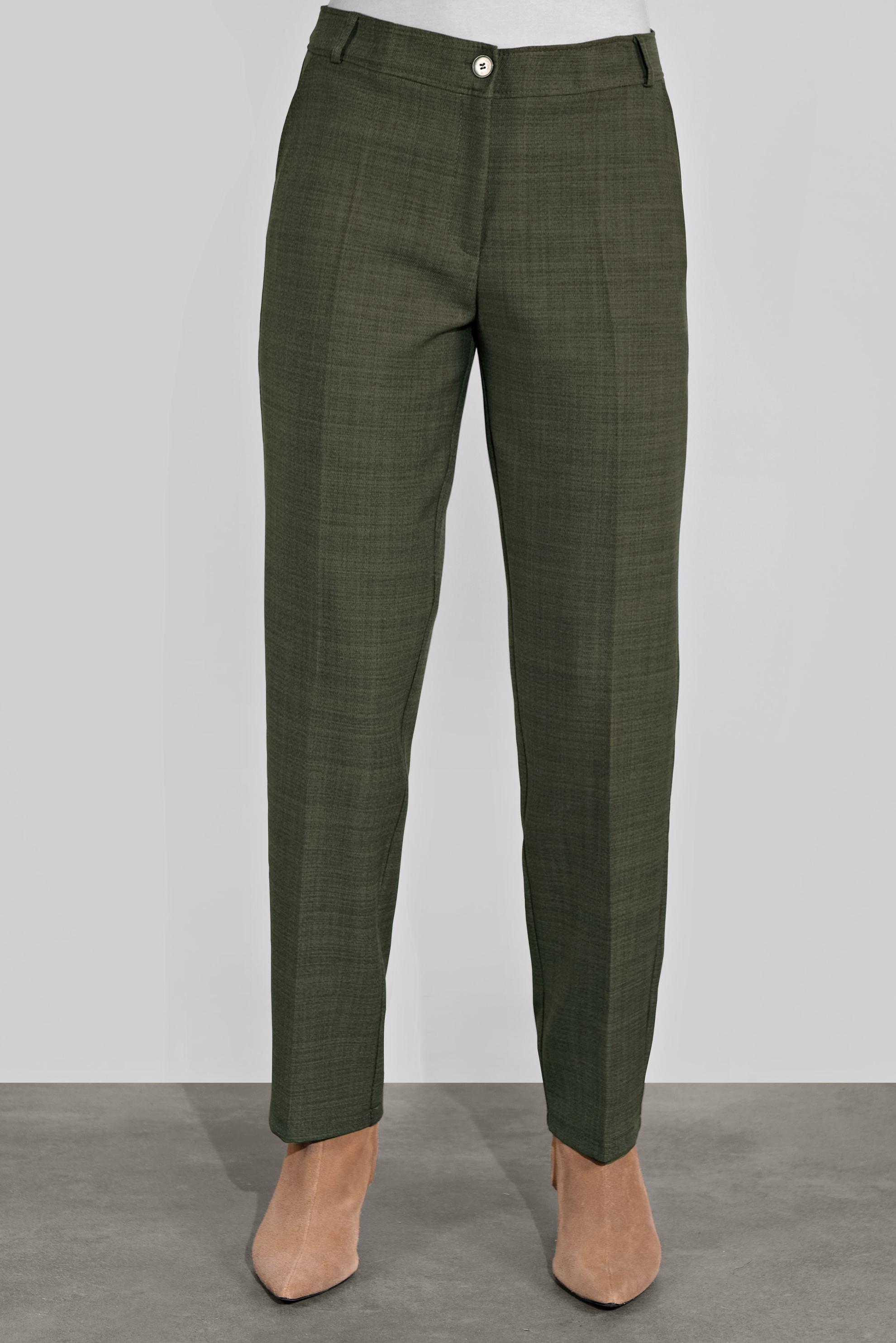 Tesettür giyim HAKİ KLASİK HAVUÇ PANTOLON 70123