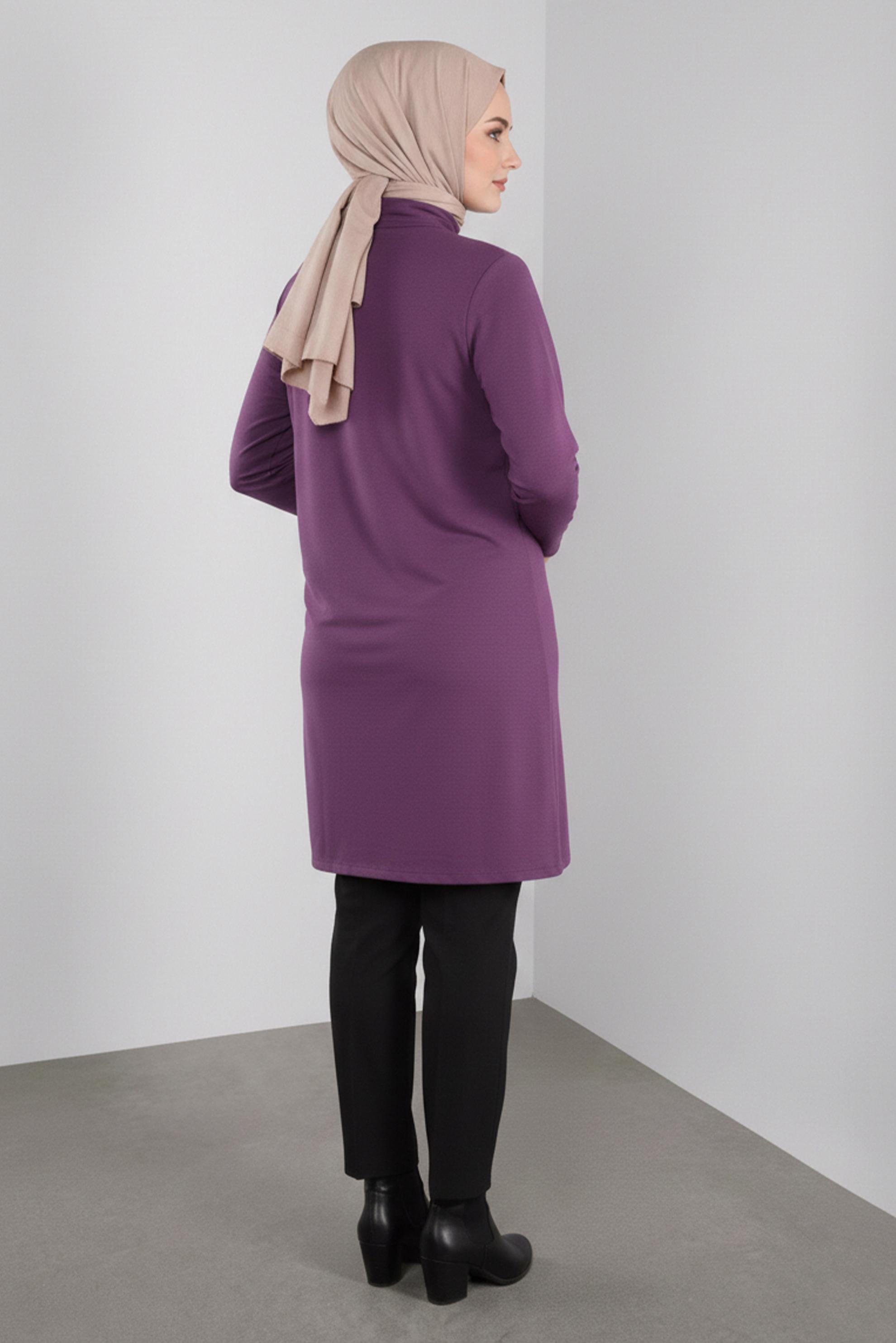 Tesettür giyim SİYAH BÜYÜK BEDEN PANTOLON 70124 