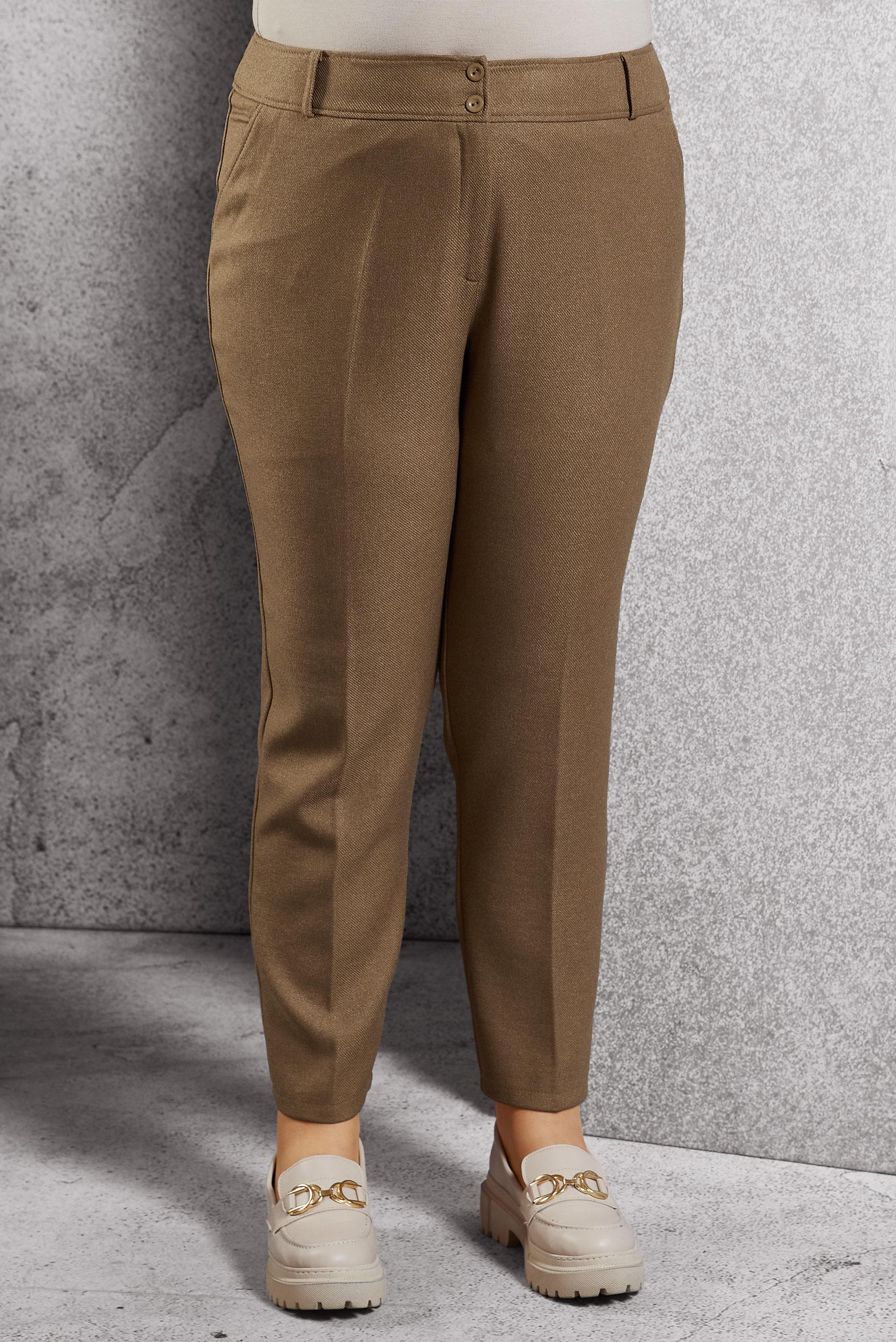 Vêtements hijab BRUN PANTALON TAILLE MI-HAUTE 70124 