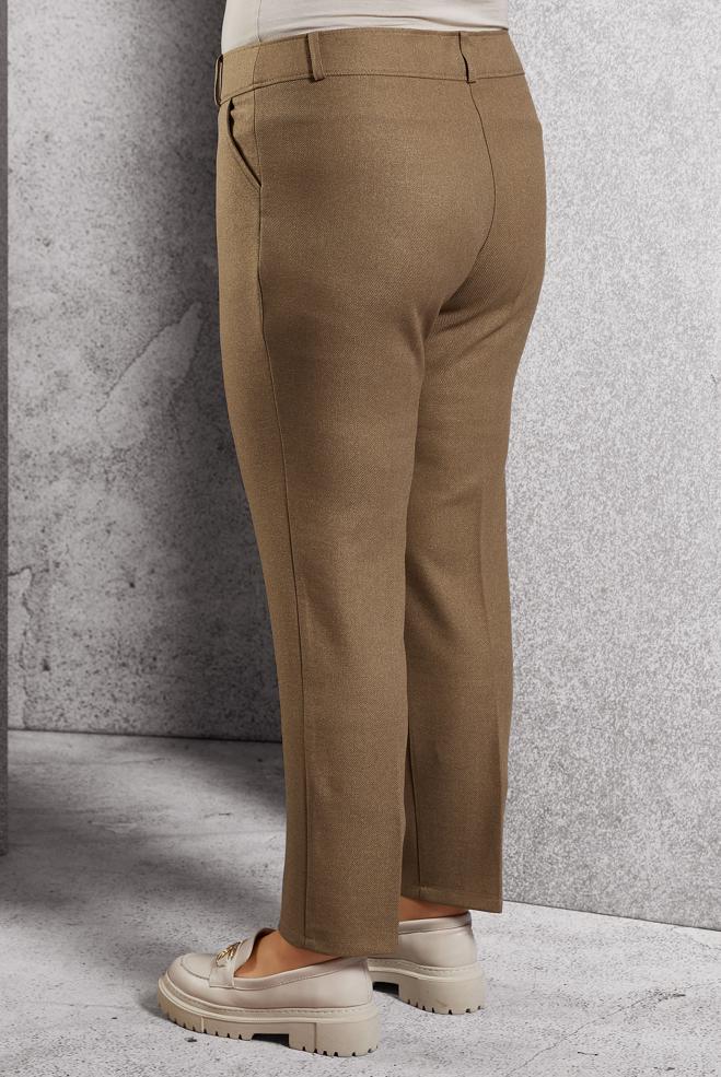 Vêtements hijab BRUN PANTALON TAILLE MI-HAUTE 70124  - ALVİNA