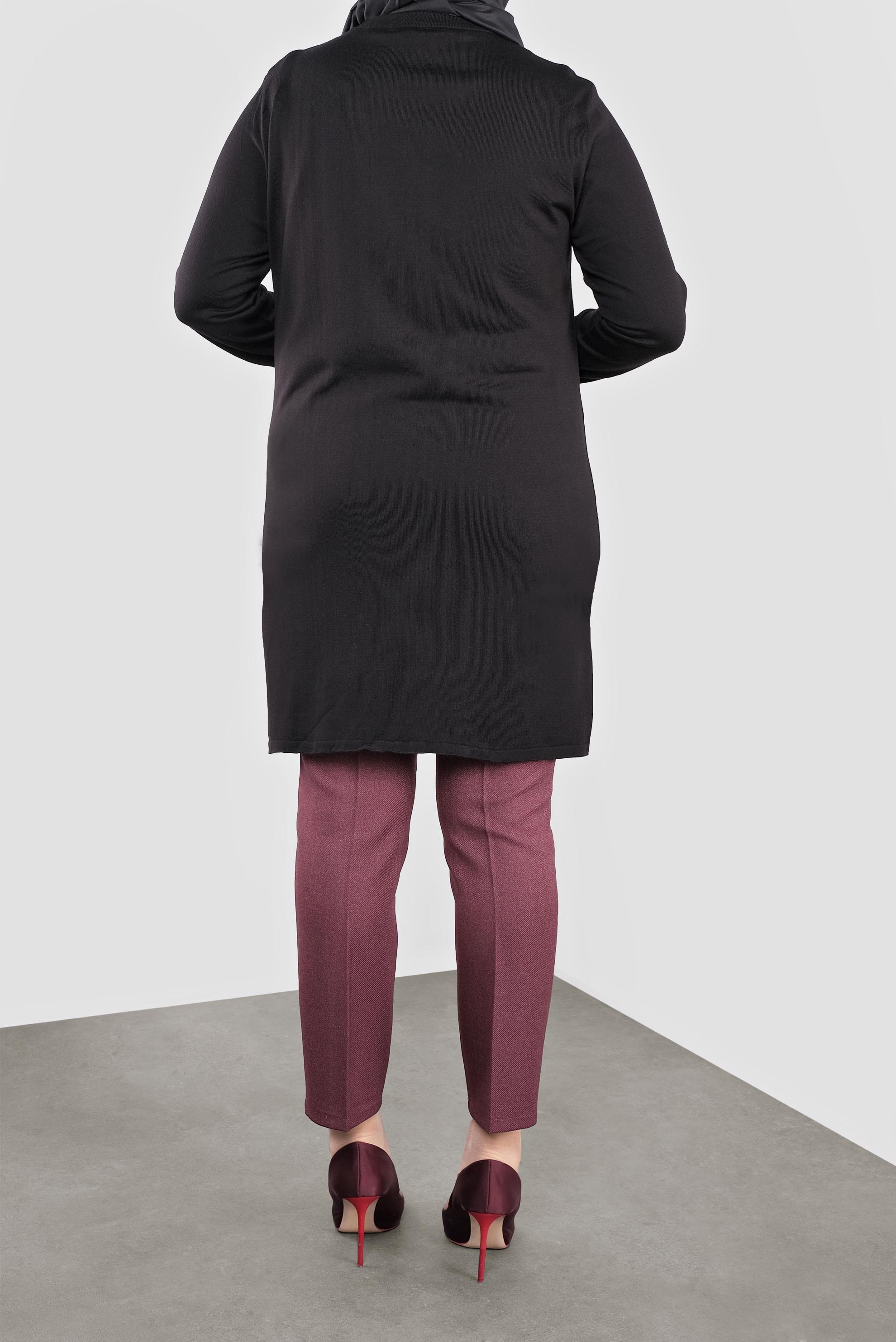 Tesettür giyim MÜRDÜM BÜYÜK BEDEN PANTOLON 70124 