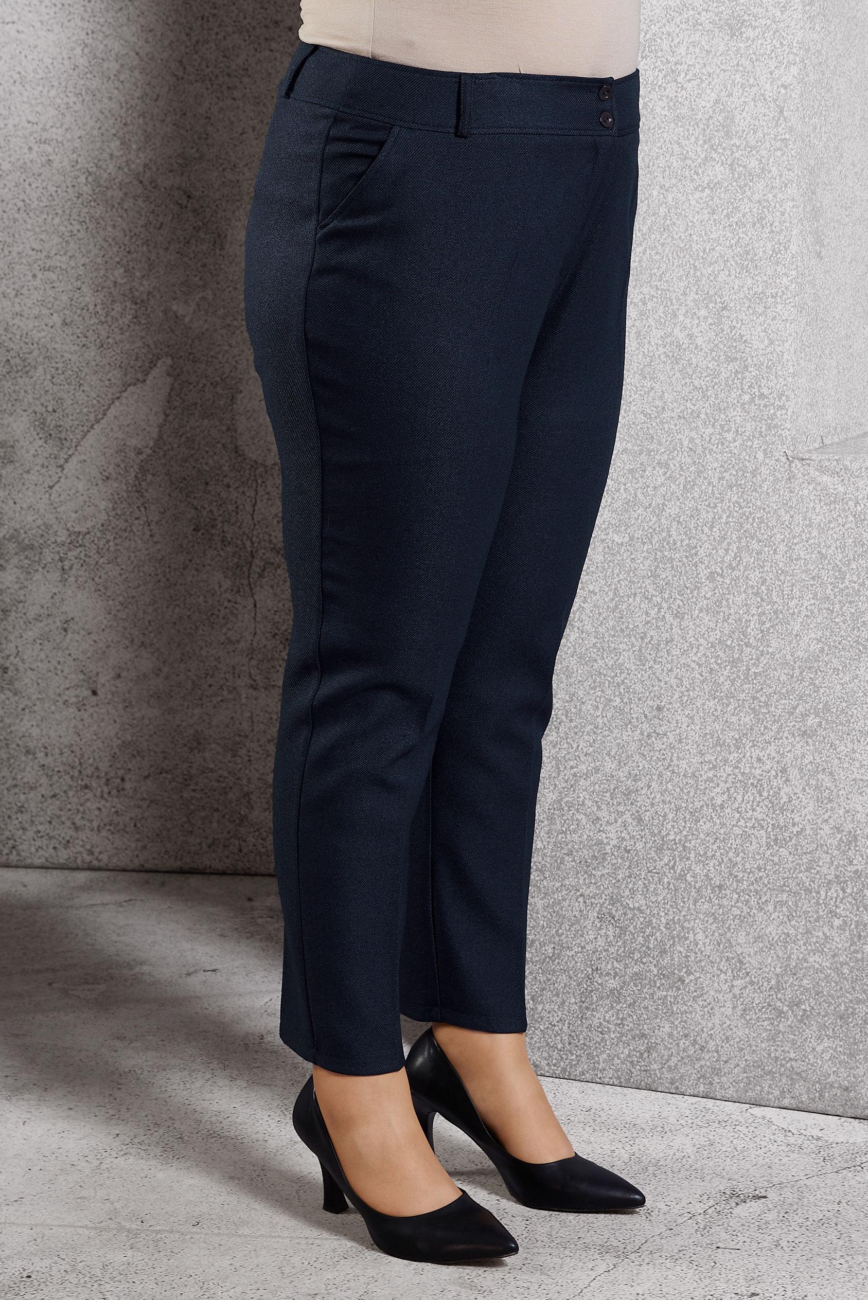 Tesettür giyim LACİVERT BÜYÜK BEDEN PANTOLON 70124 