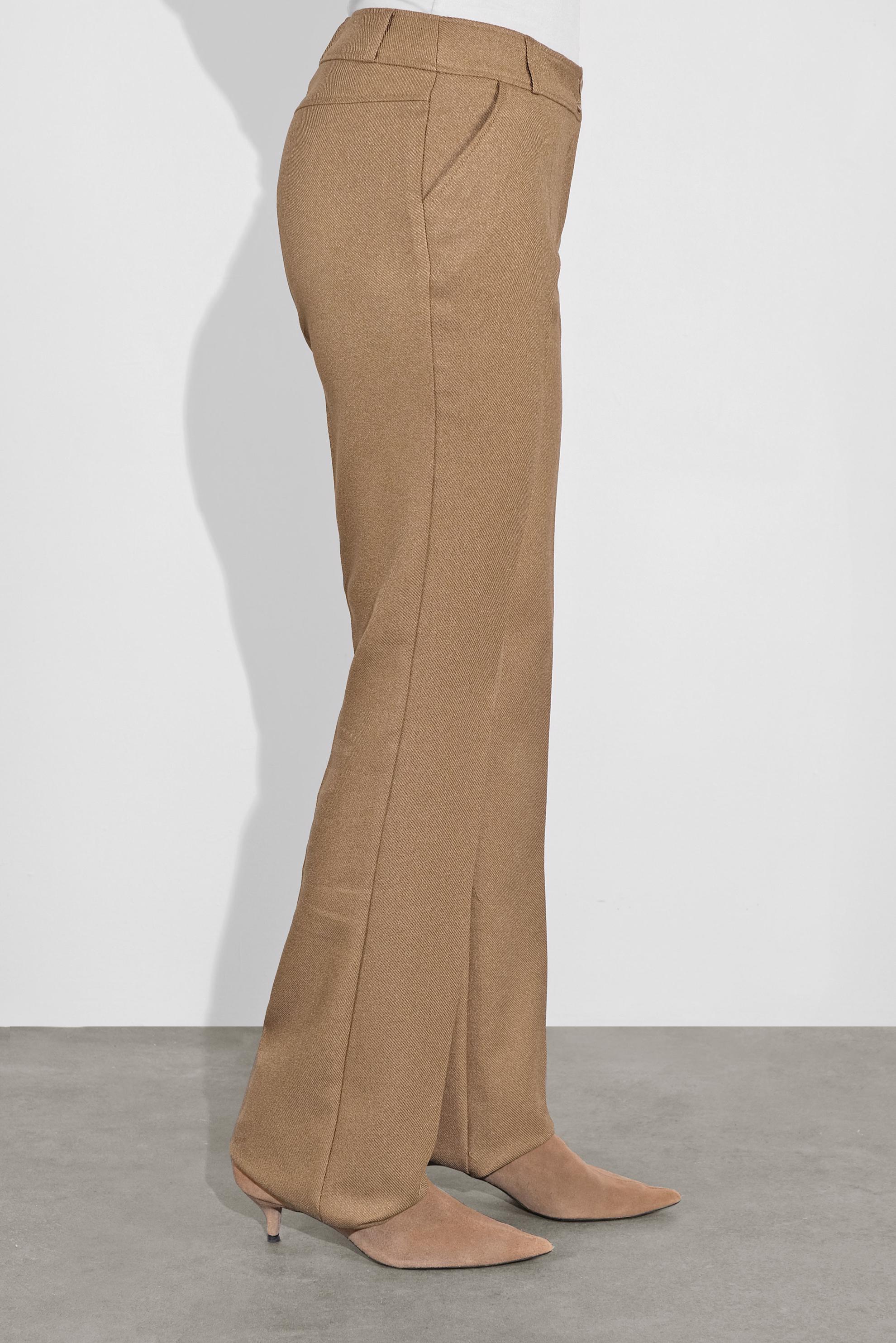 Tesettür giyim KAHVE BOL PAÇA PANTOLON 70125