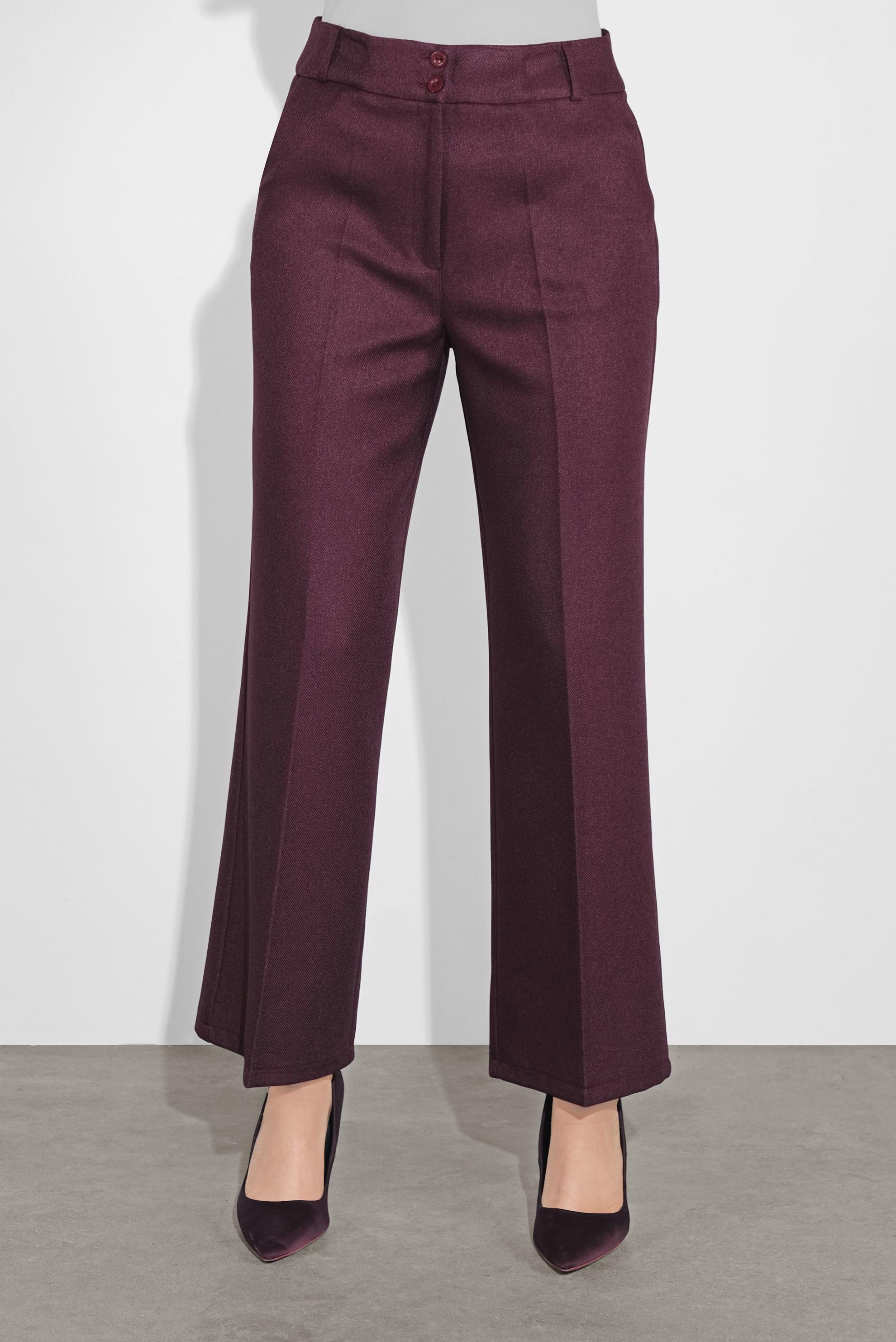 Tesettür giyim MÜRDÜM GENİŞ PAÇA PANTOLON 70126