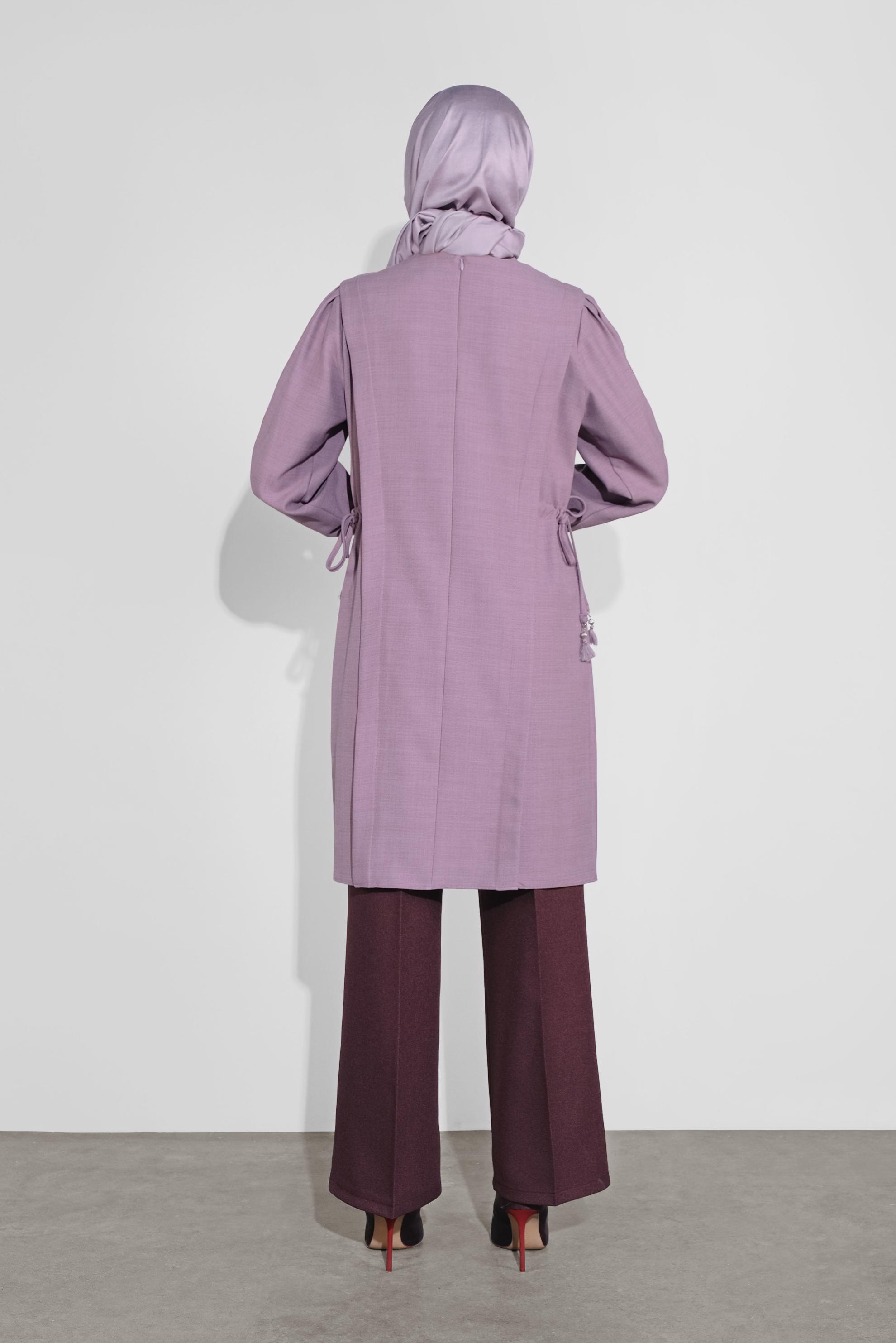 Tesettür giyim MÜRDÜM GENİŞ PAÇA PANTOLON 70126