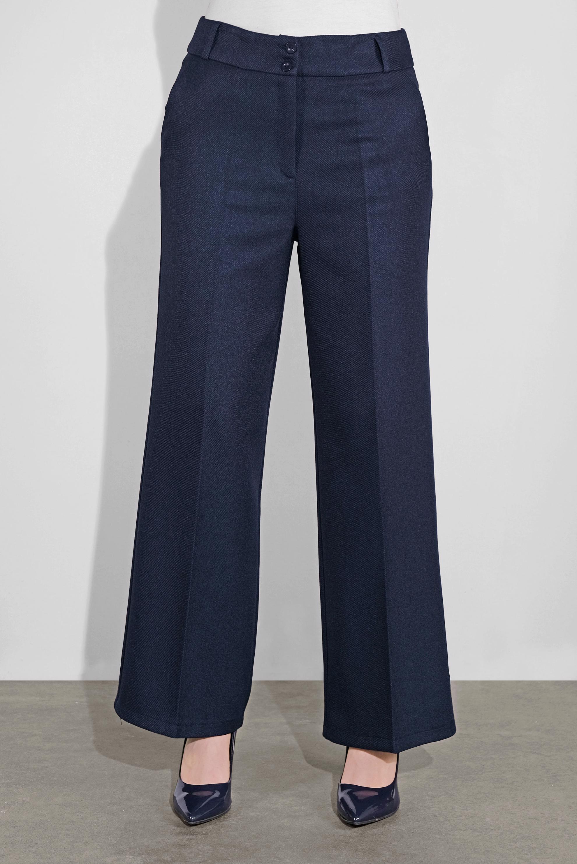 Tesettür giyim LACİVERT GENİŞ PAÇA PANTOLON 70126