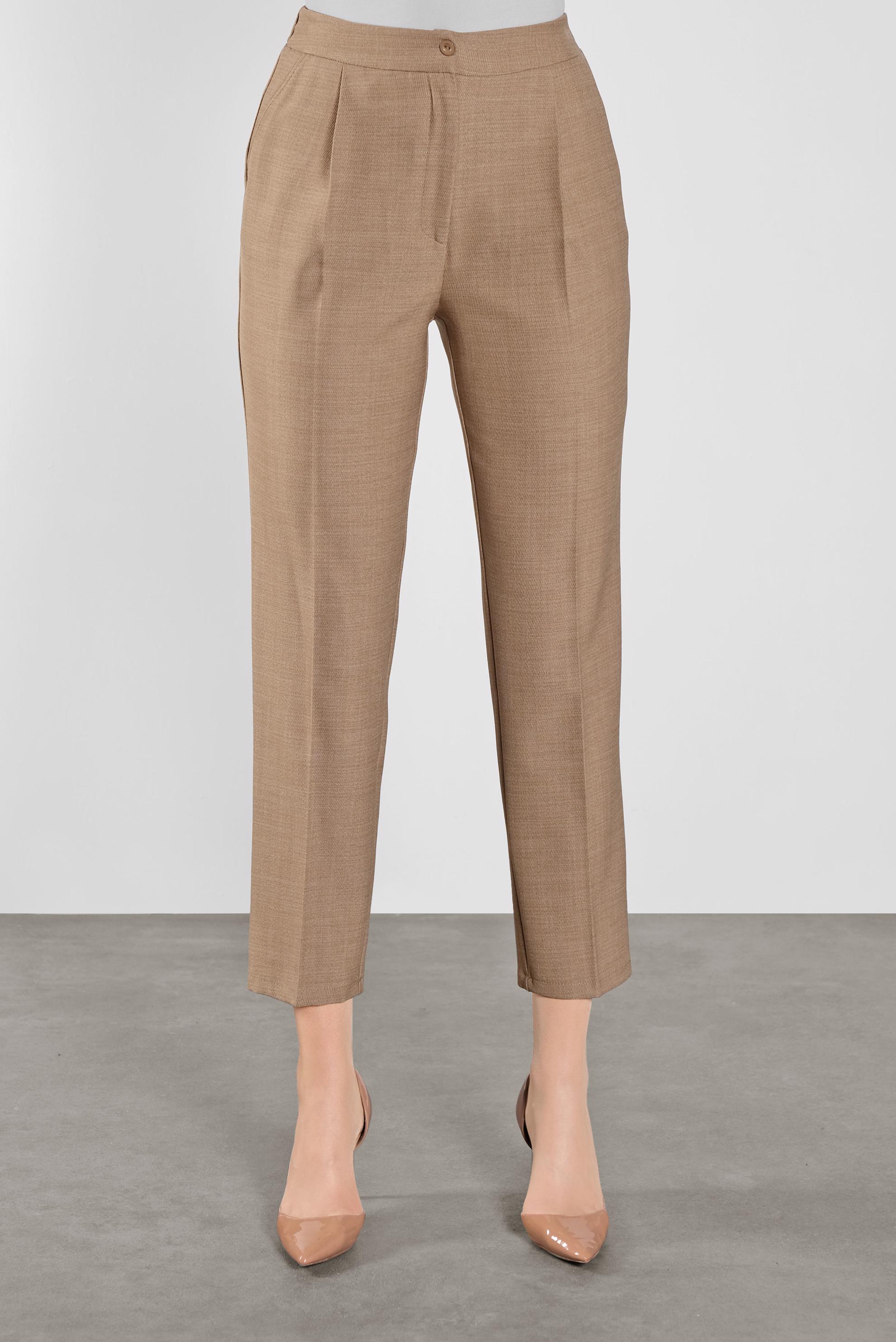 Tesettür giyim KAHVE KLASİK PANTOLON 70128