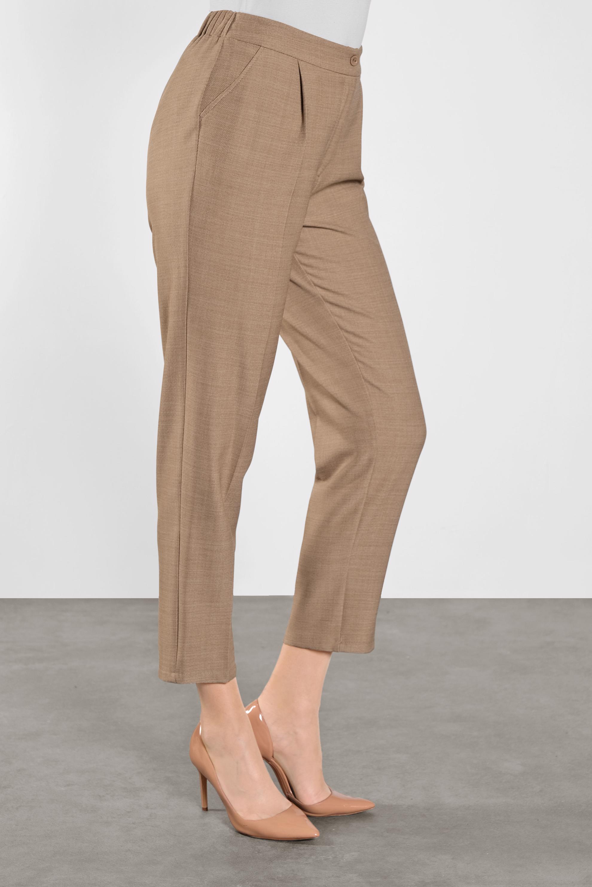 Tesettür giyim KAHVE KLASİK PANTOLON 70128