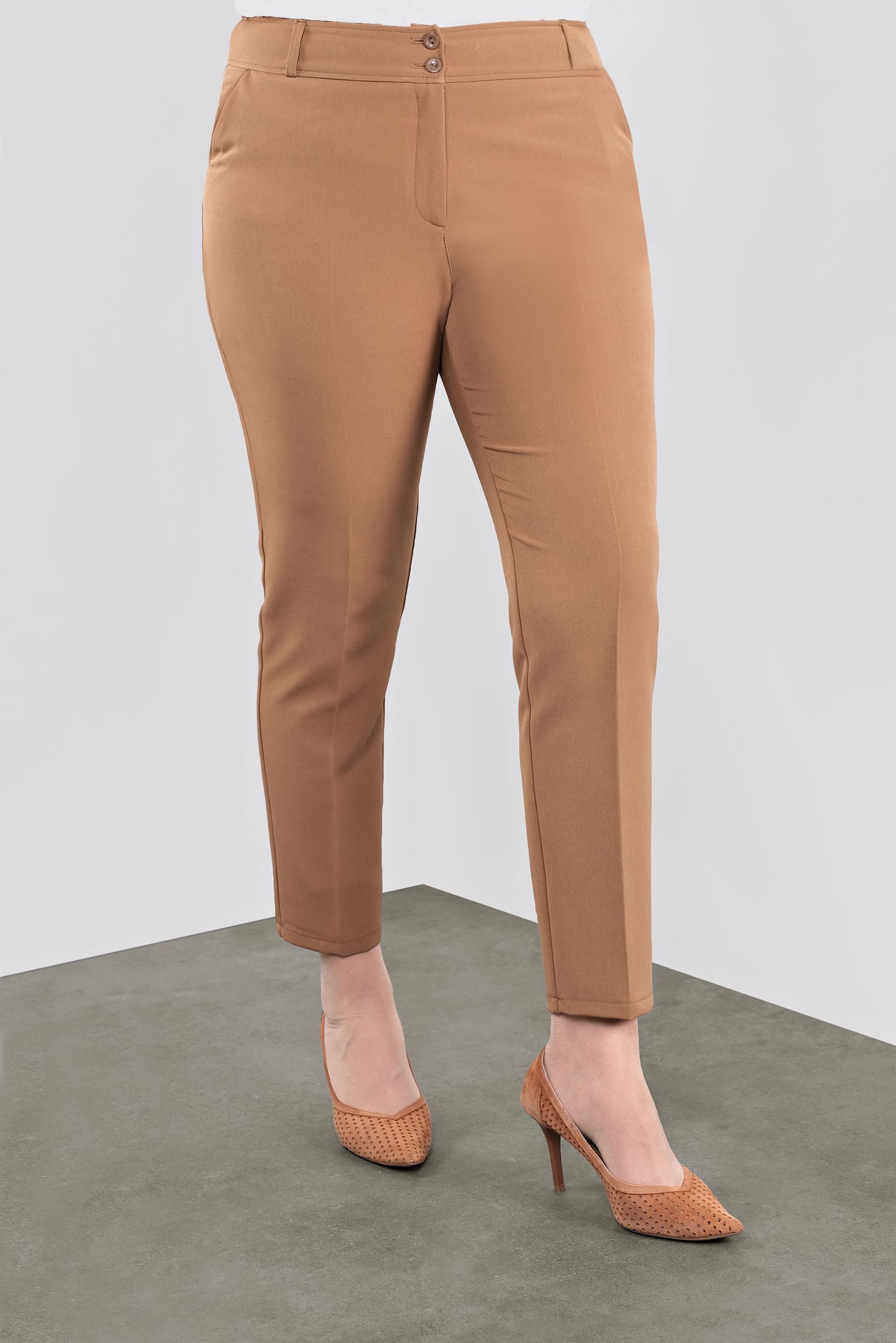 Tesettür giyim TABA ARA BEL PANTOLON 70129 