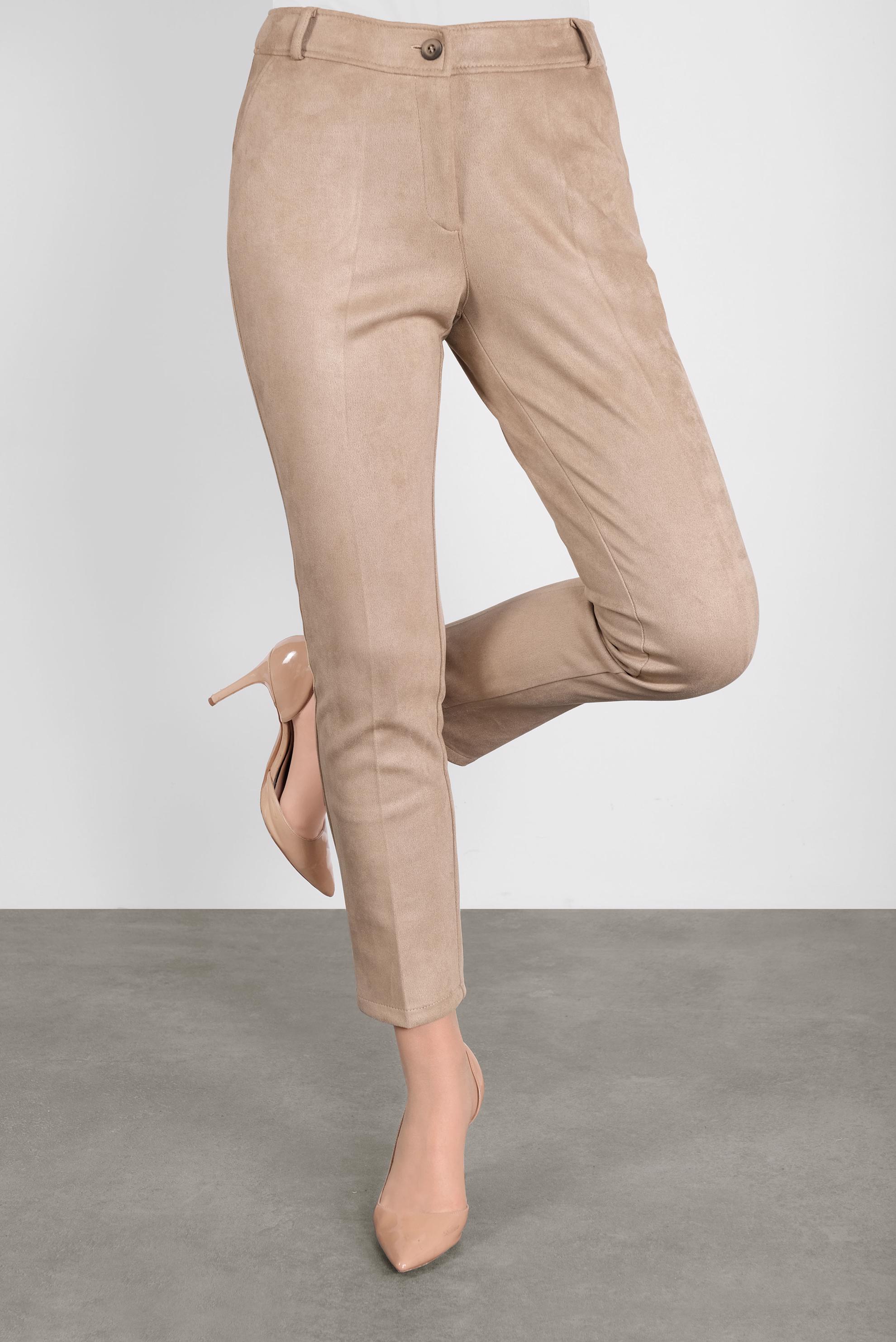 Tesettür giyim BEJ SÜET PANTOLON 70133 