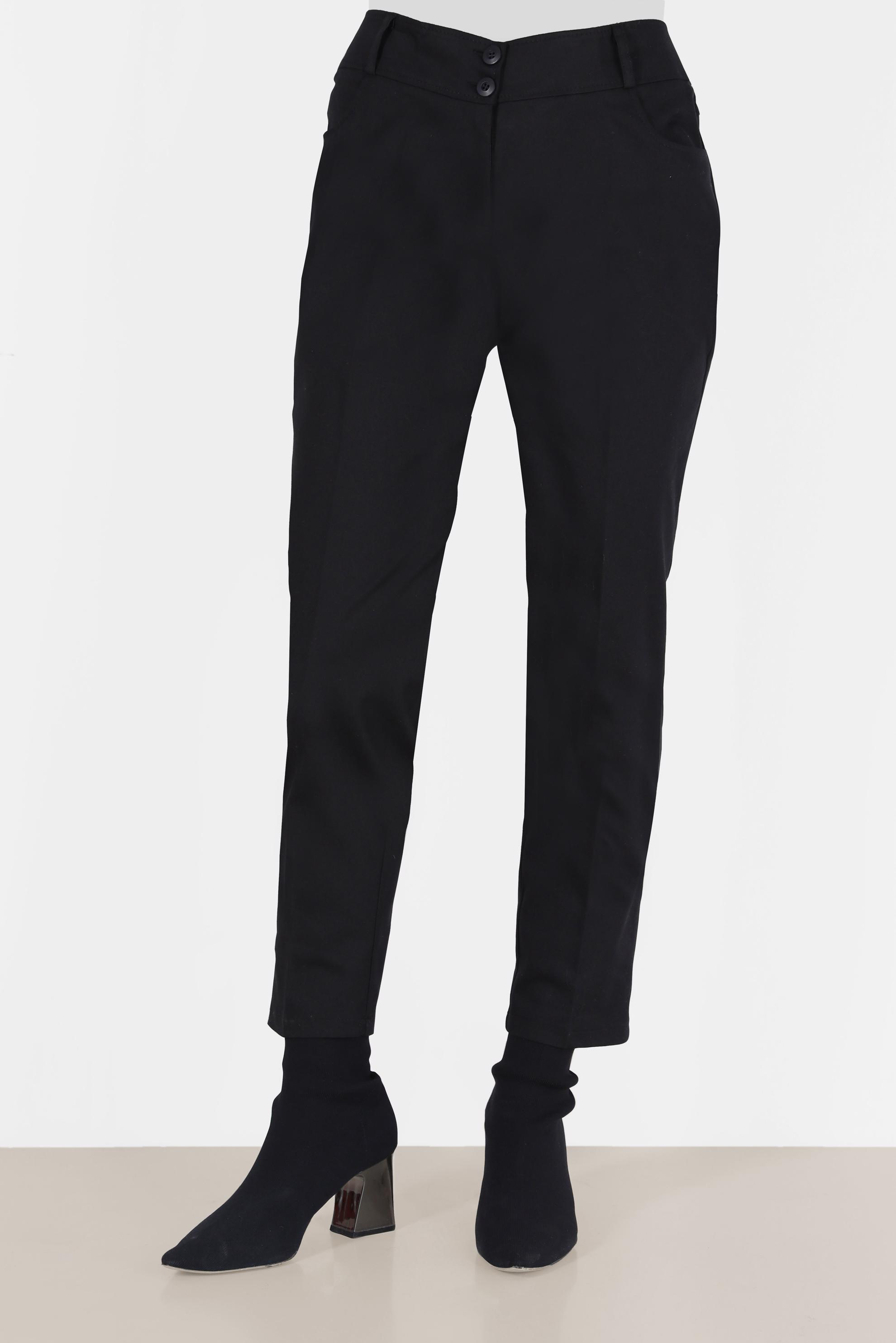 Tesettür giyim SİYAH KLASİK KESİM PANTOLON 70135