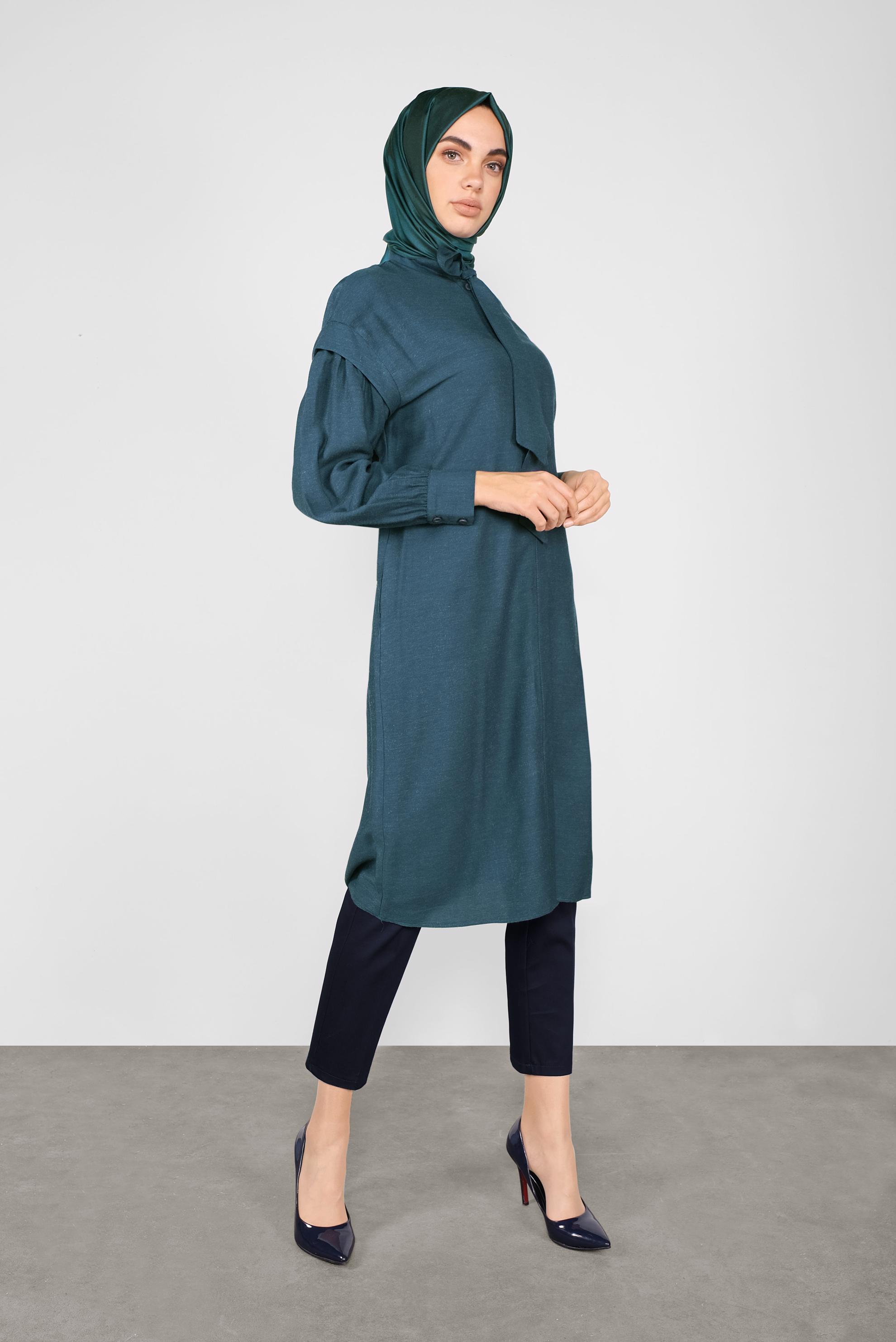 Tesettür giyim LACİVERT KLASİK KESİM PANTOLON 70135