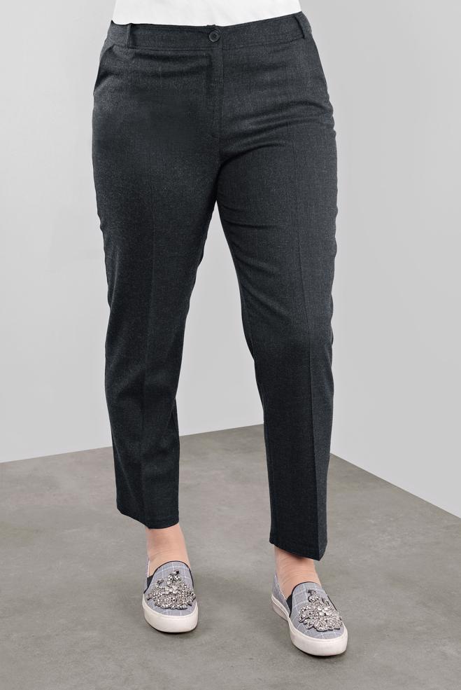 Vêtements hijab NOIR PANTALON À TAILLE MI-HAUTE 70138  - ALVİNA