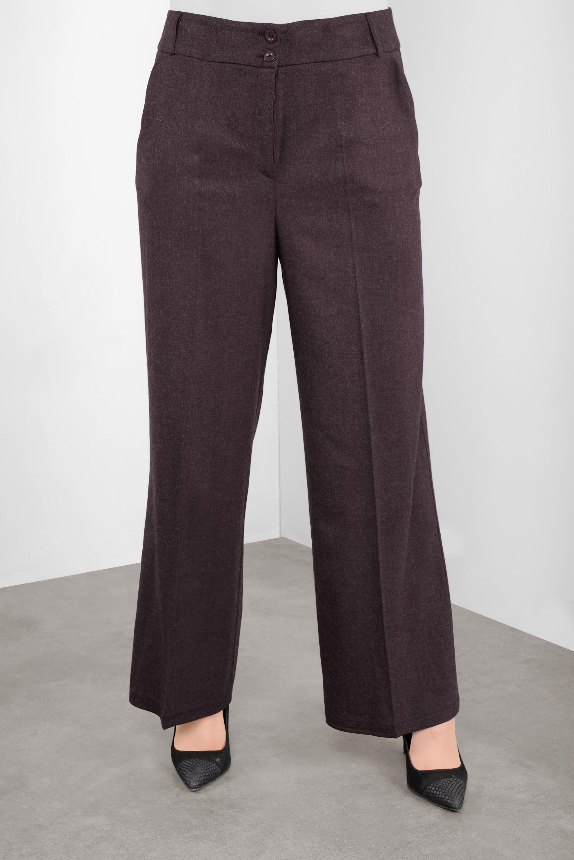 Tesettür giyim MÜRDÜM BOL KESİM KLASİK PANTOLON 70139