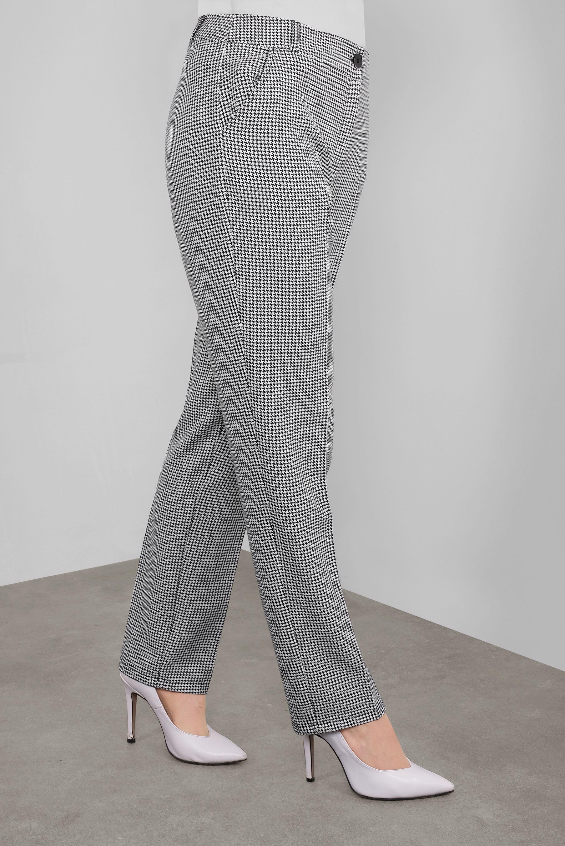 Tesettür giyim SİYAH KAZAYAĞI DESENLİ PANTOLON 70148 