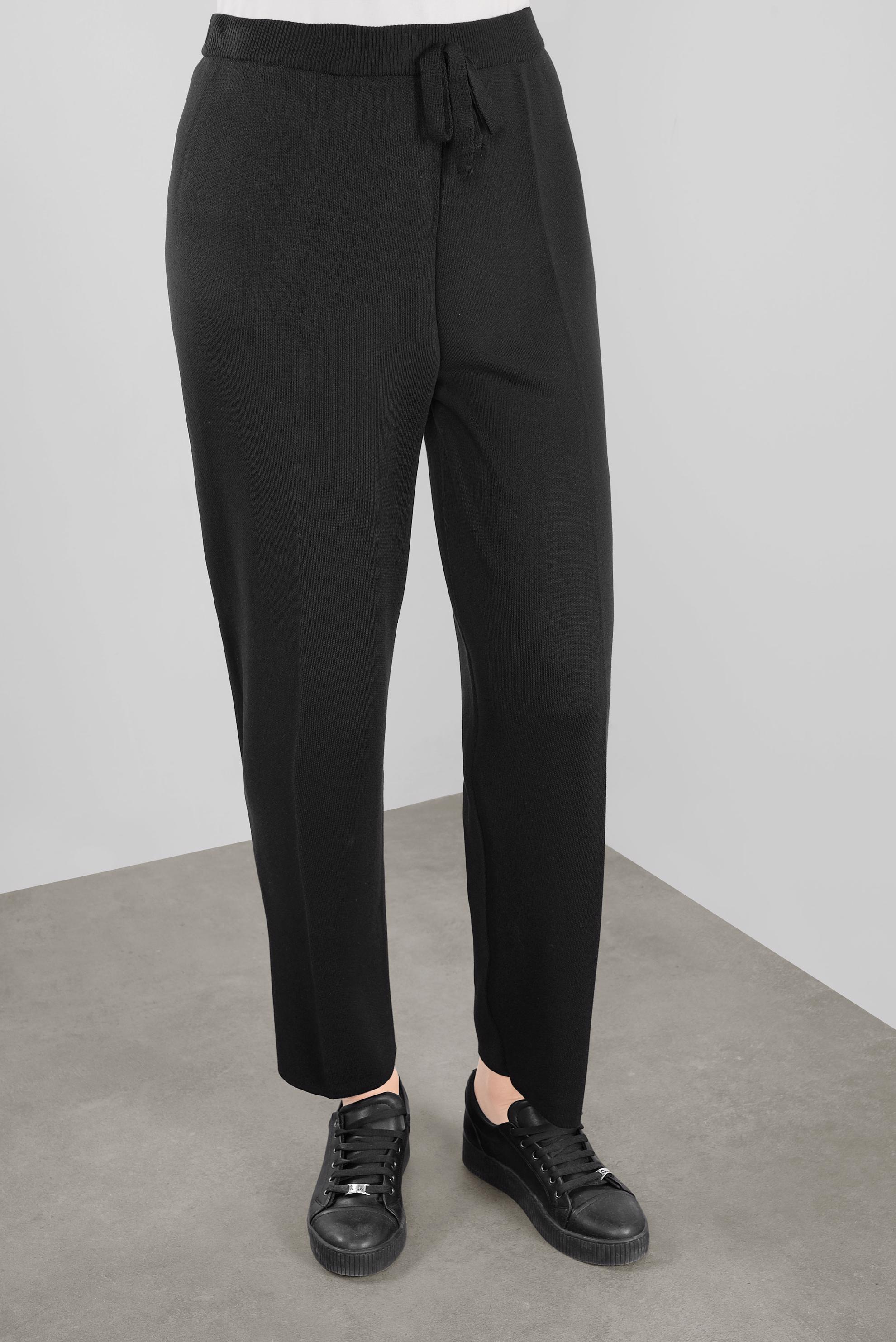 Tesettür giyim SİYAH TRİKO PANTOLON 70149  