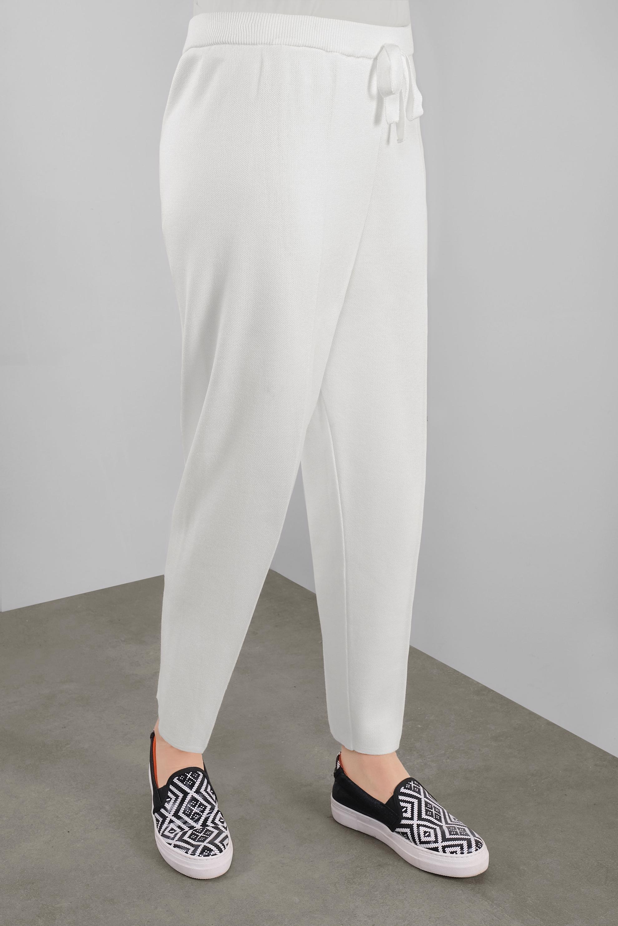 Tesettür giyim BEYAZ TRİKO PANTOLON 70149  