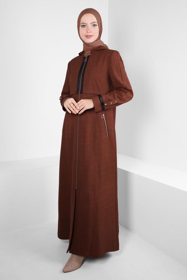 Vêtements hijab ORANGE 10131 HERA PARDESÜ 40/46 TEK42 - ALVİNA