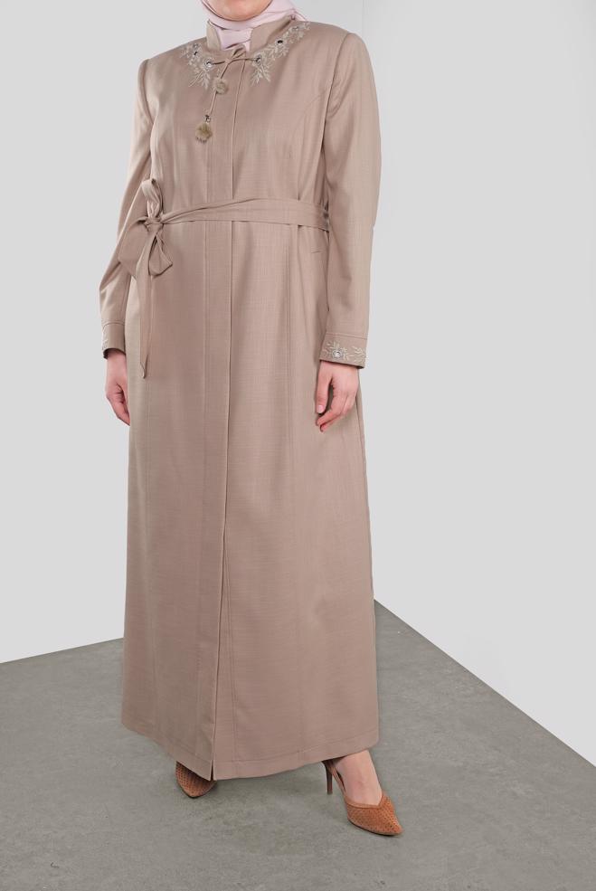 Vêtements hijab BRUN 10301 SHERA PARDESÜ 46/52 TEK44 - ALVİNA