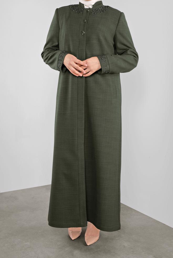 Vêtements hijab KAKI 10313 HERA PARDESÜ 46/54 TEK44 - ALVİNA