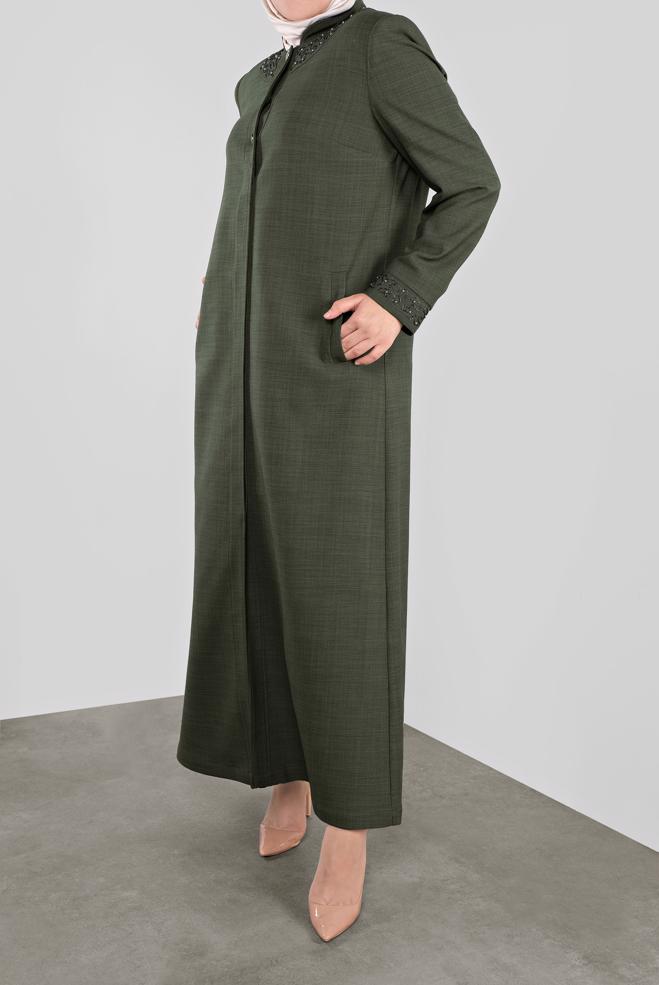 Vêtements hijab KAKI 10313 HERA PARDESÜ 46/54 TEK44 - ALVİNA
