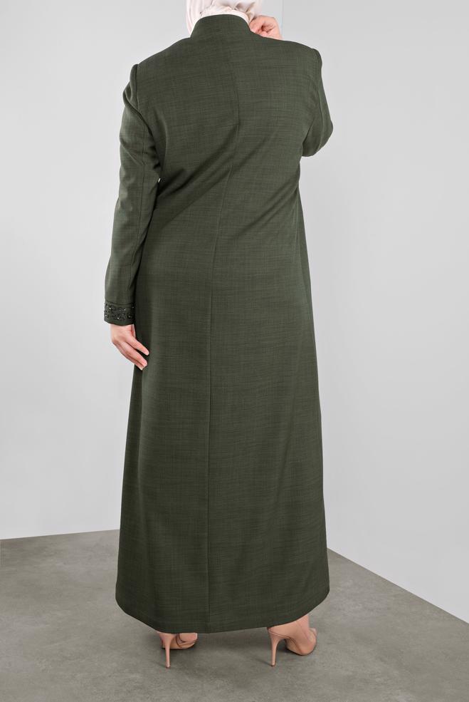 Vêtements hijab KAKI 10313 HERA PARDESÜ 46/54 TEK44 - ALVİNA