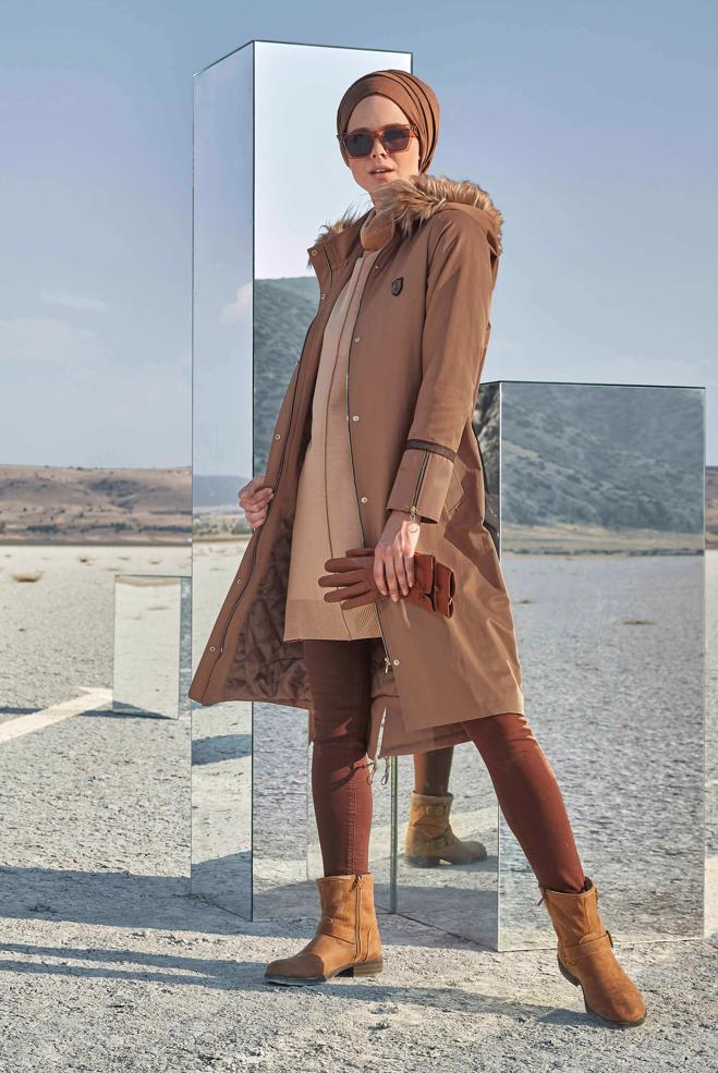 Hijab clothing  Autumn Pastel Tones - ALVİNA