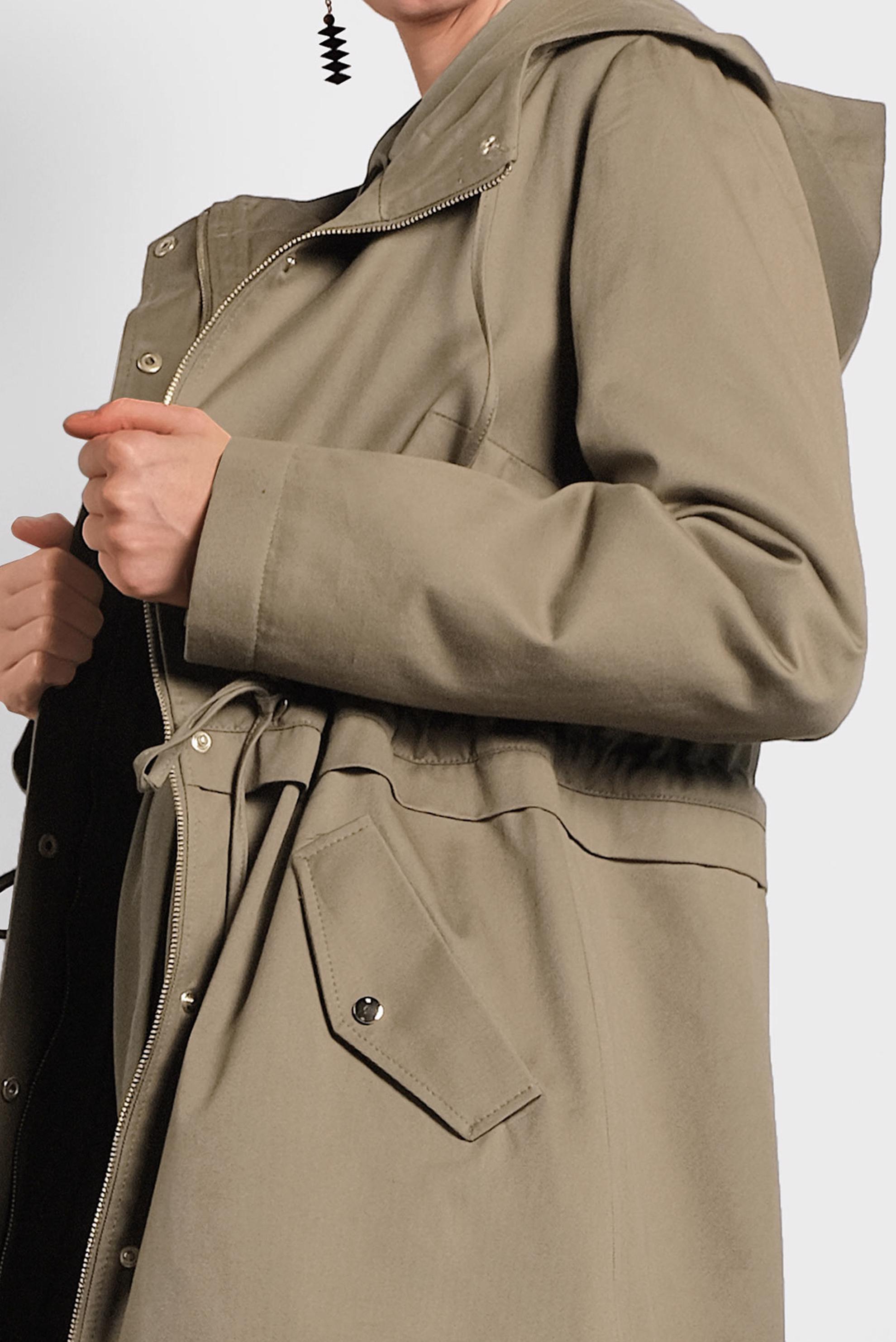 Vêtements hijab BEIGE PARKA AVEC POCHES ET CAPUCHE 90018 