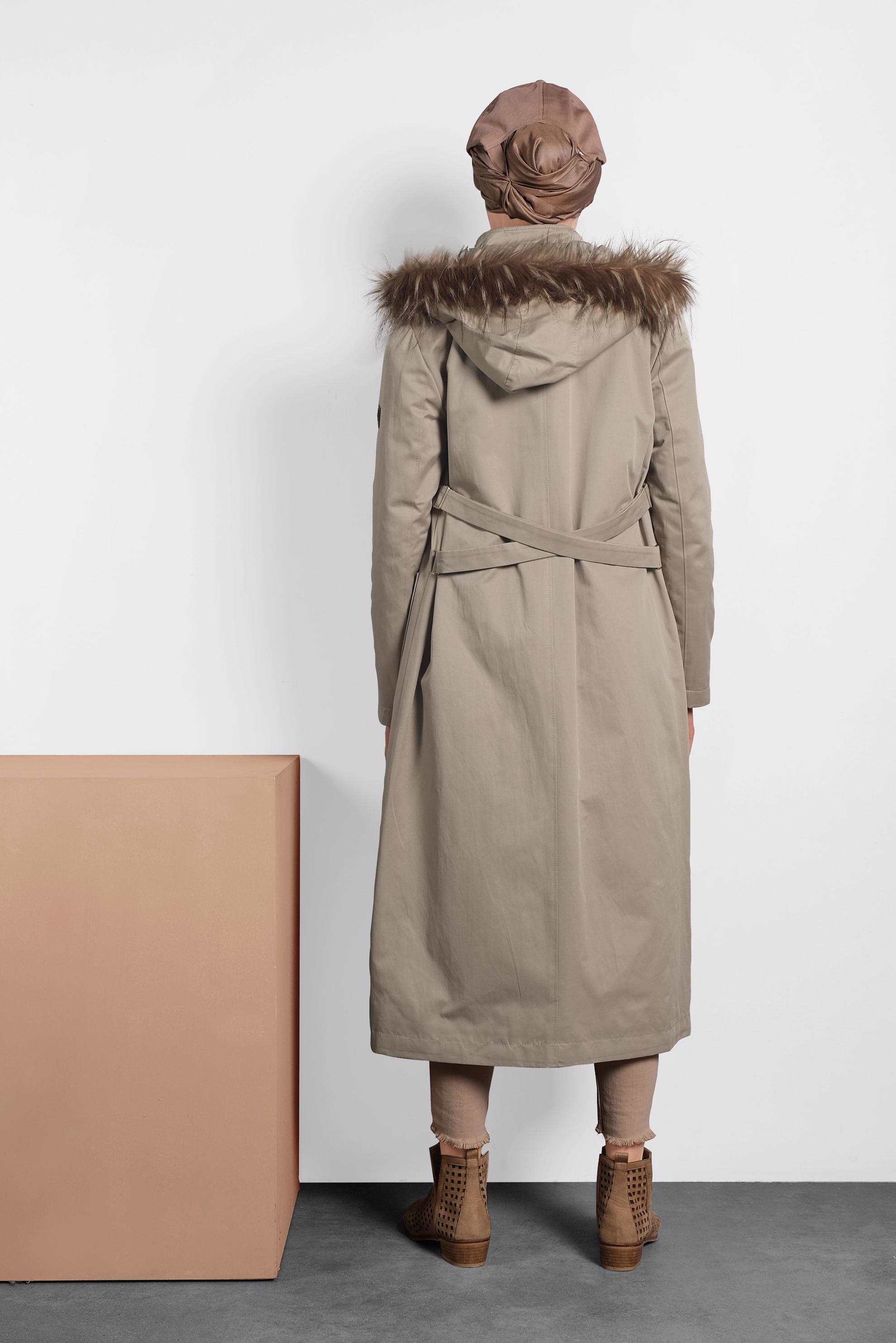 Vêtements hijab BRUN PARKA À CAPUCHE 90019 