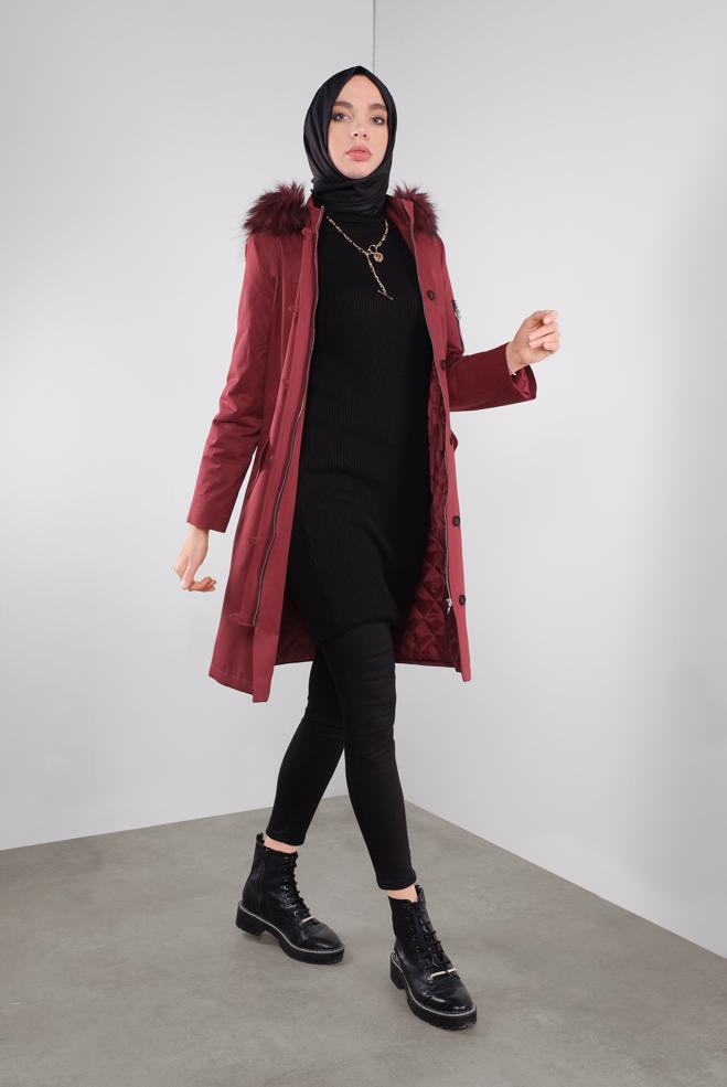 Hijab clothing  Scarlet Tones - ALVİNA