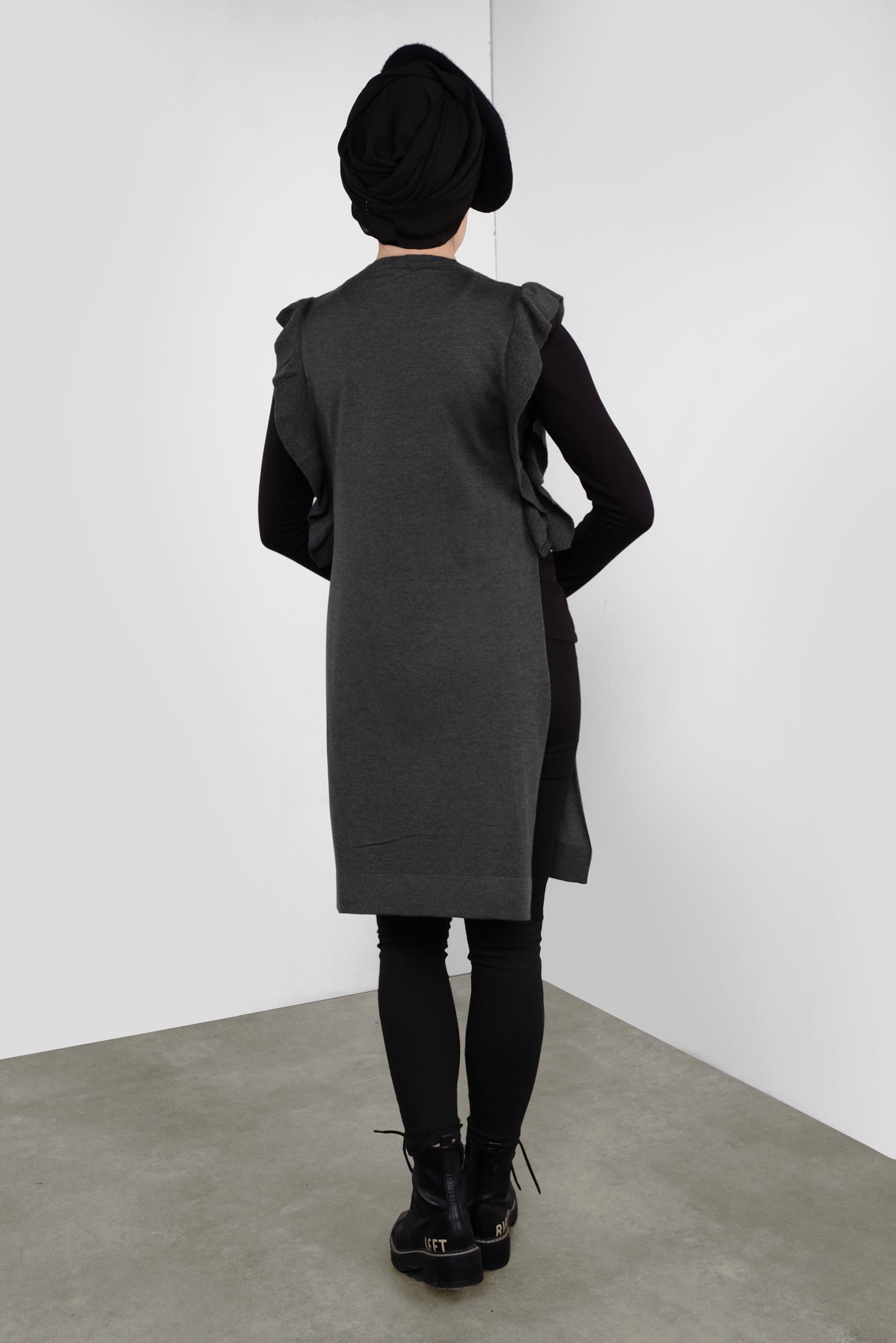 Vêtements hijab GRIS PULL EN TRICOT 41039