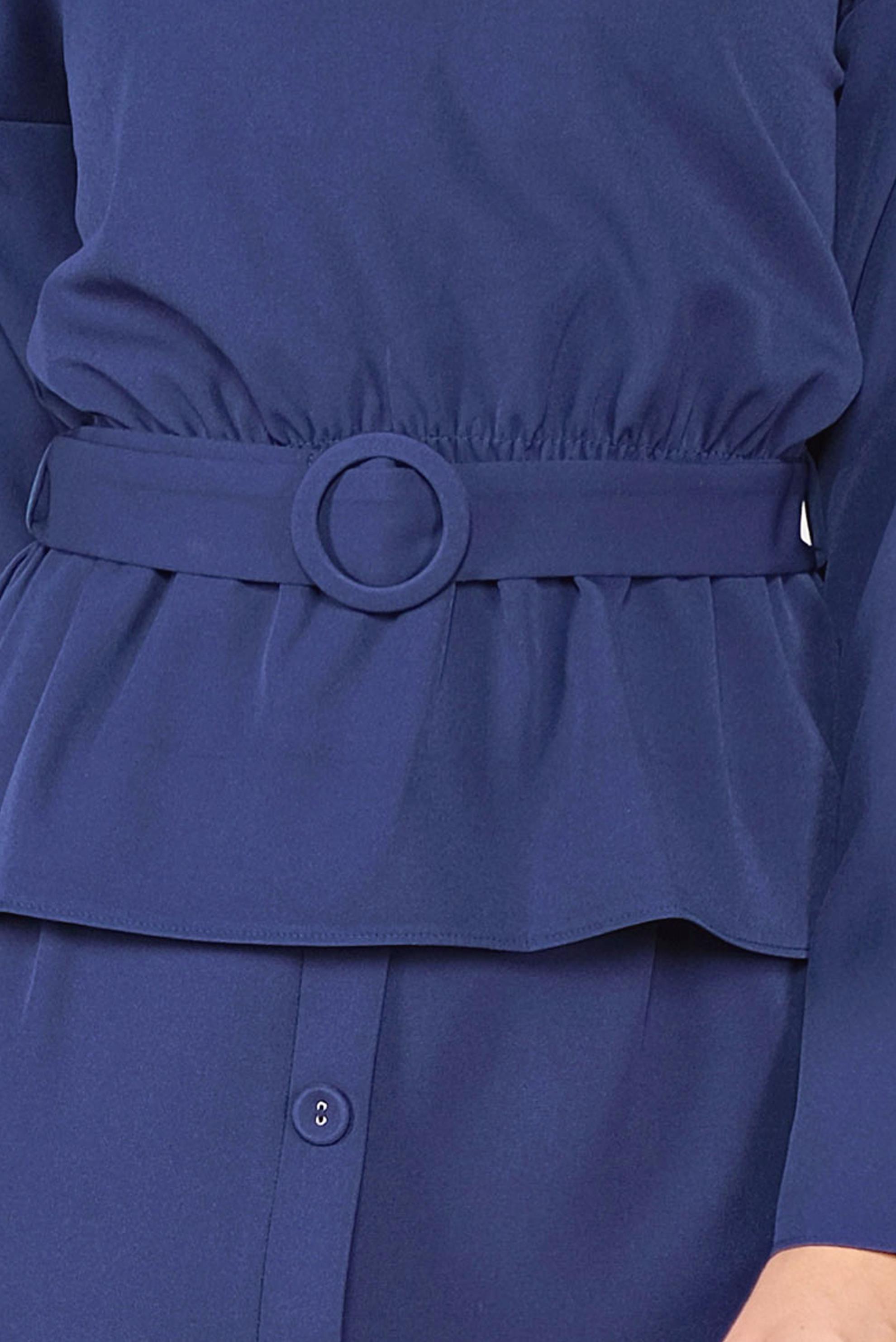 Vêtements hijab BLEU MARINE TAILLEUR À BOUTONNÉE AVEC CEINTURE 40145