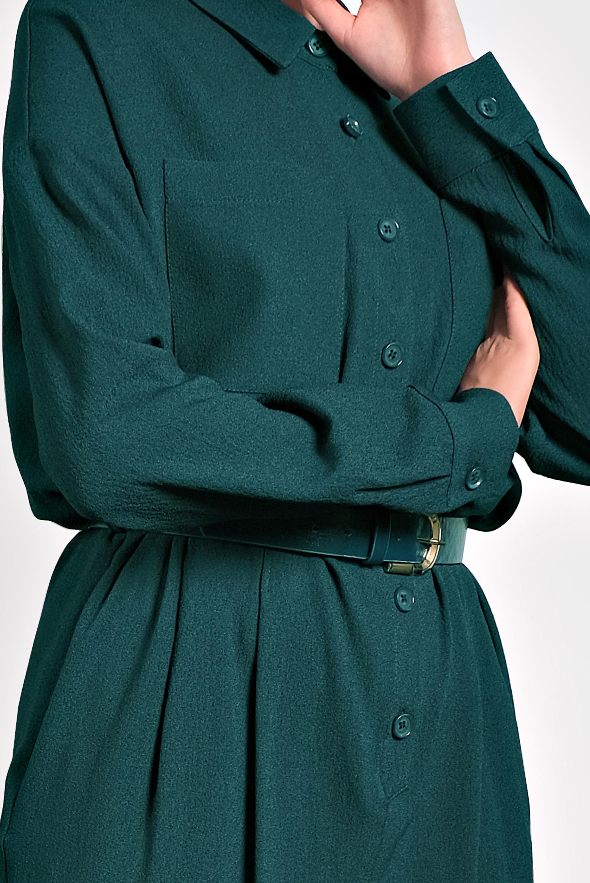 Vêtements hijab VERT COMBINAISON À BOUTONNÉ AVEC POCHES 40233