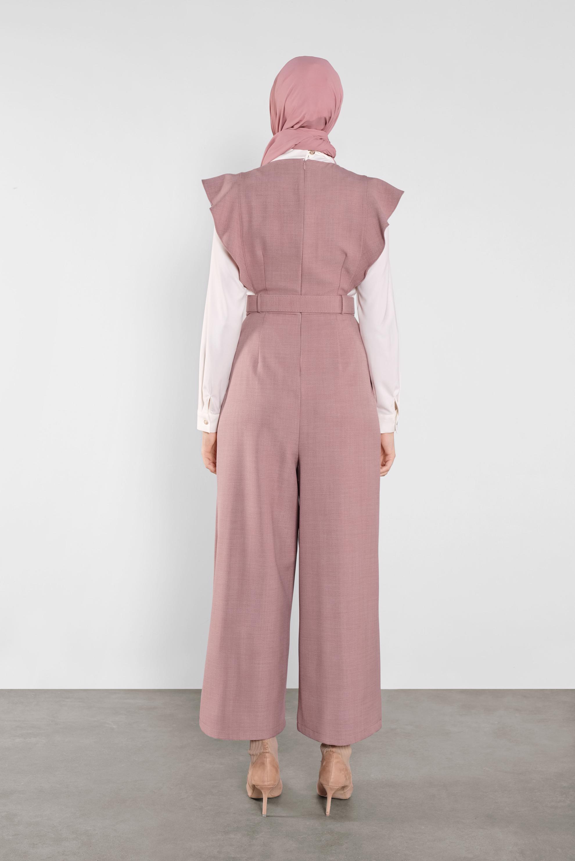 Tesettür giyim PUDRA FIRFIRLI TULUM 41159 