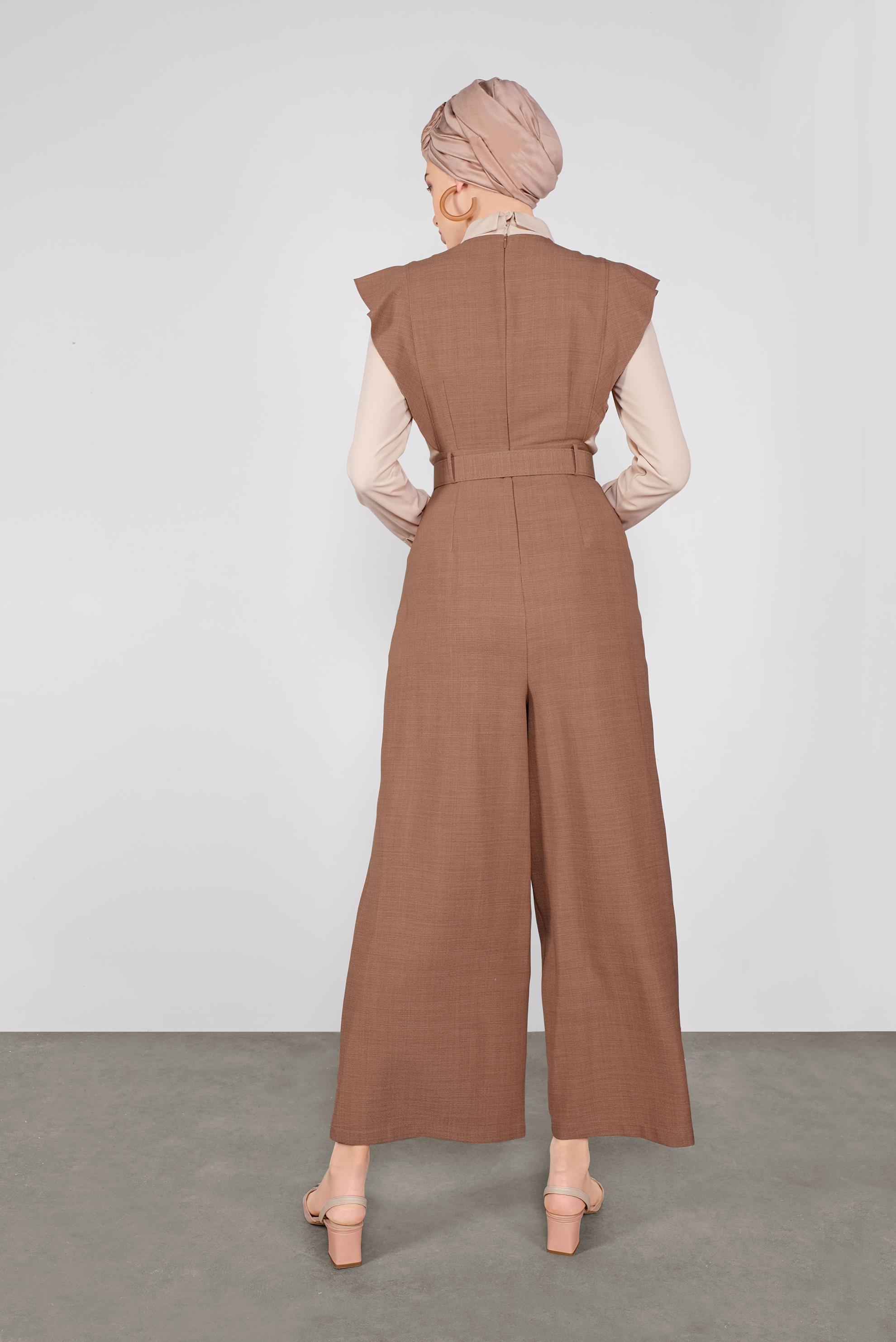 Vêtements hijab TABA COMBINAISON À RUCHÉE 41159