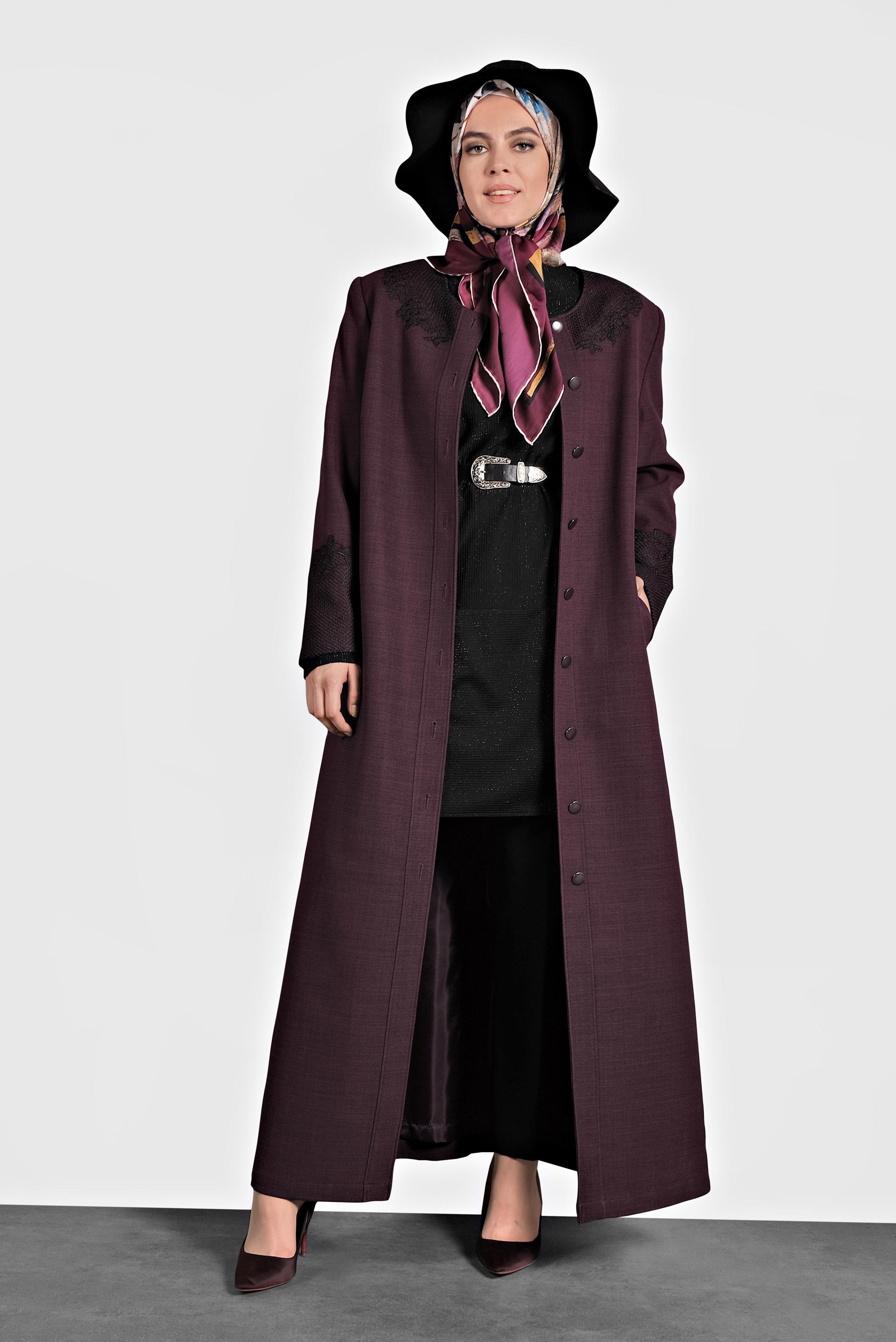 Hijab clothing BLACK RIBBED SPARKLY TUNIC 20006