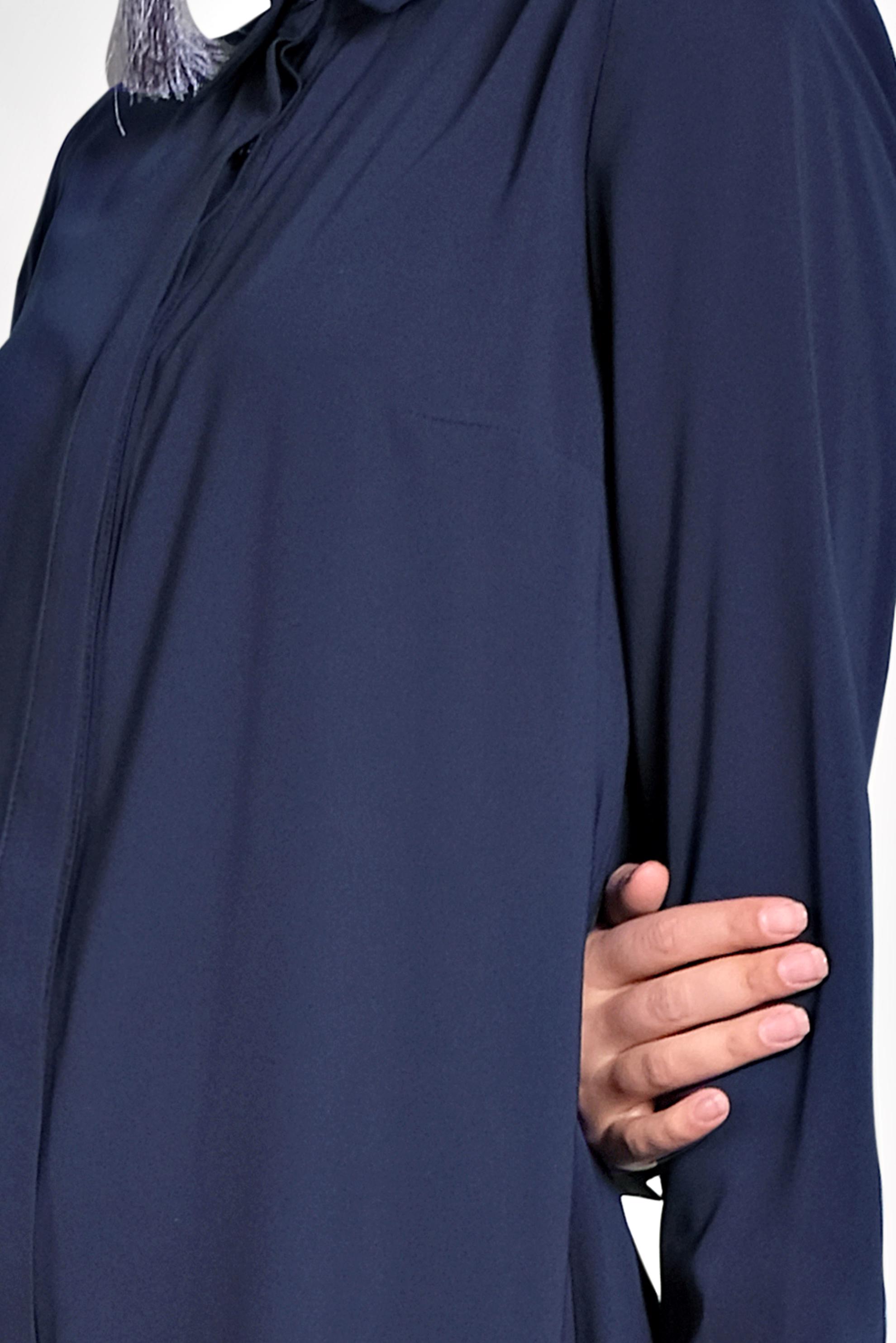 Tesettür giyim LACİVERT KLASİK TUNİK 40138