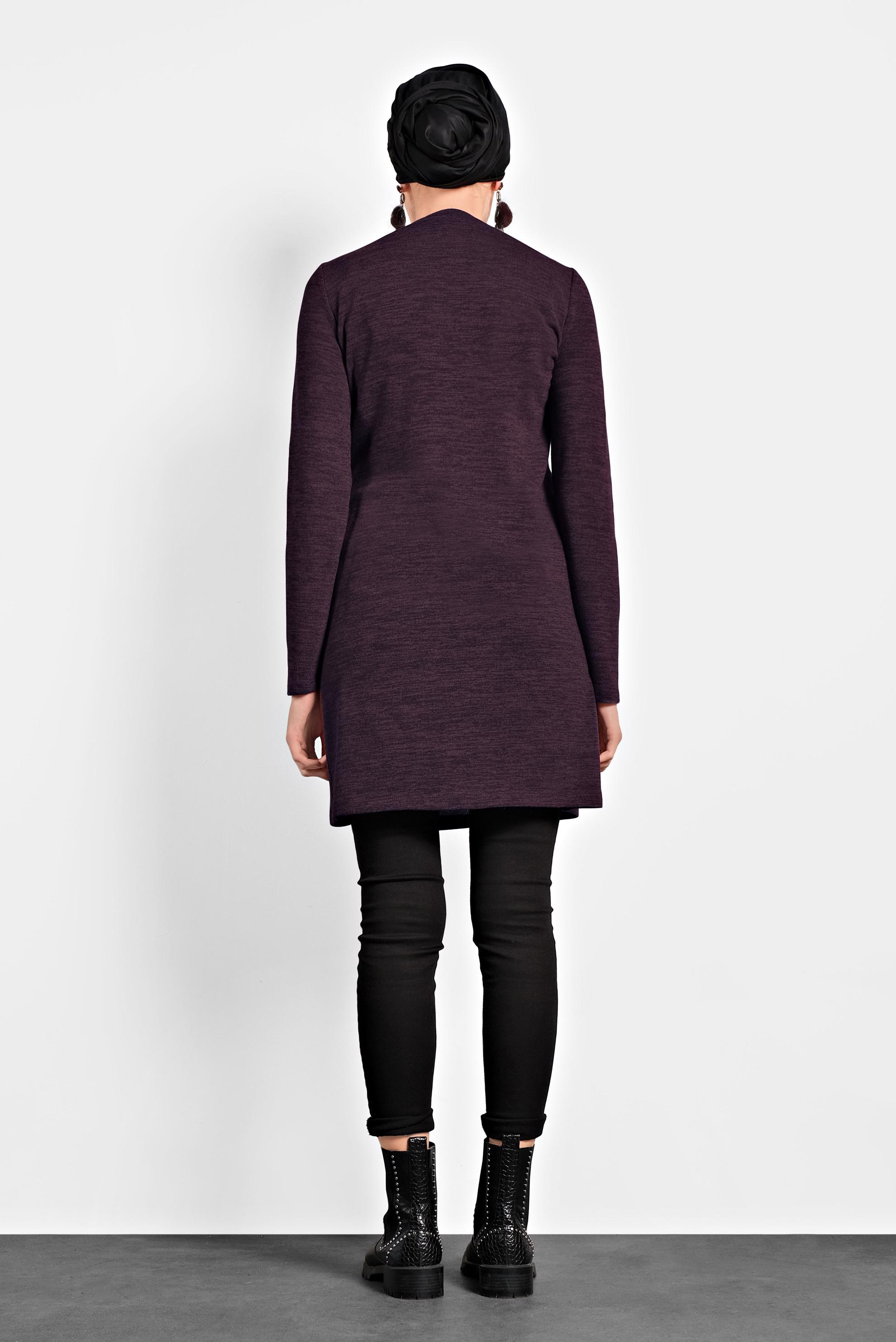 Tesettür giyim MÜRDÜM BAĞLAMA DETAYLI TUNİK 40313