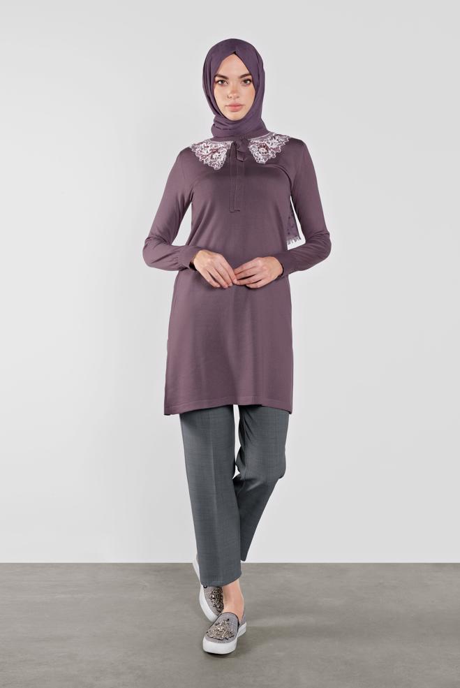 Tesettür giyim  Soğuk Tonların Geçişi - ALVİNA