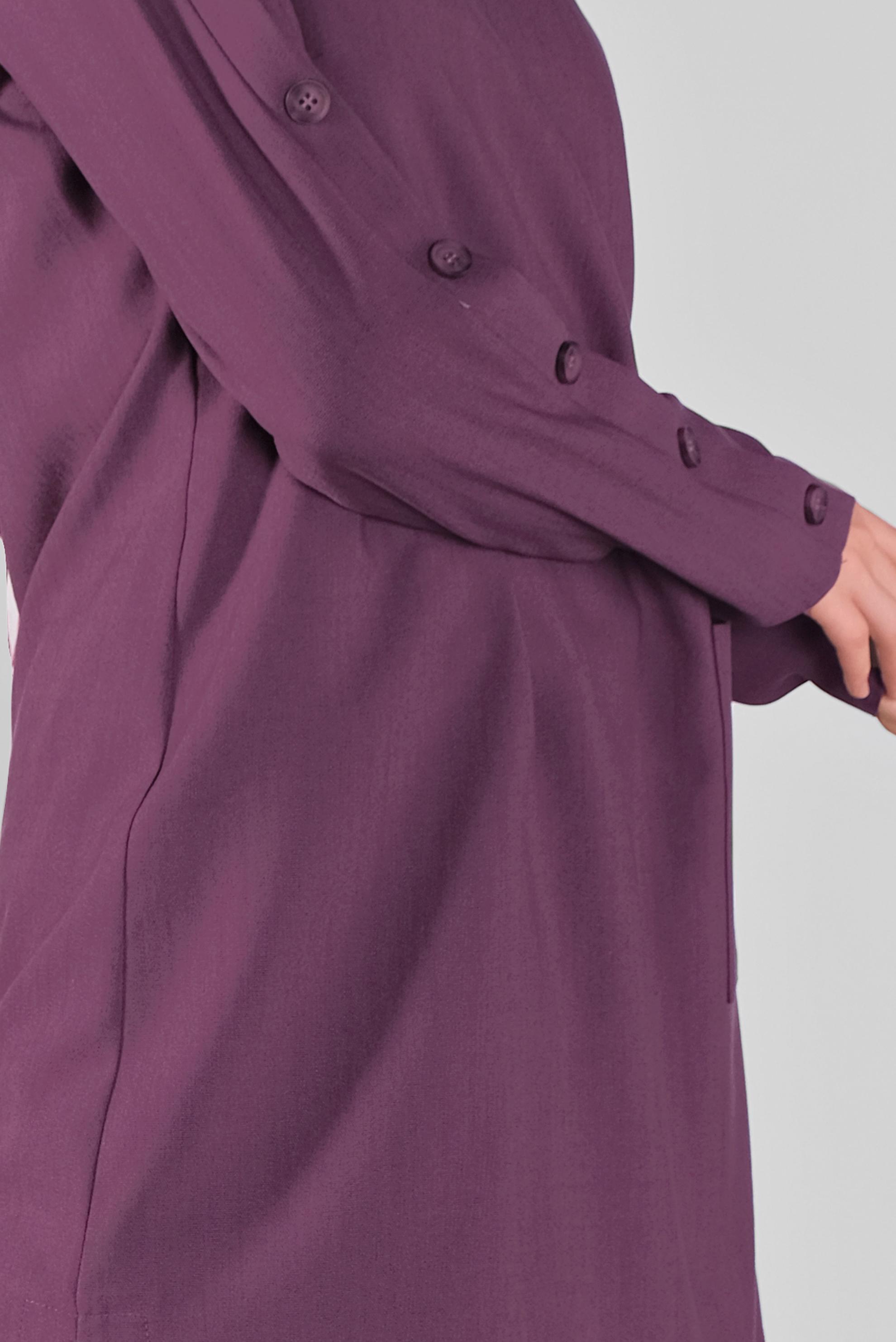 Tesettür giyim MÜRDÜM DÜĞMELİ BOĞAZLI TUNİK 41188 