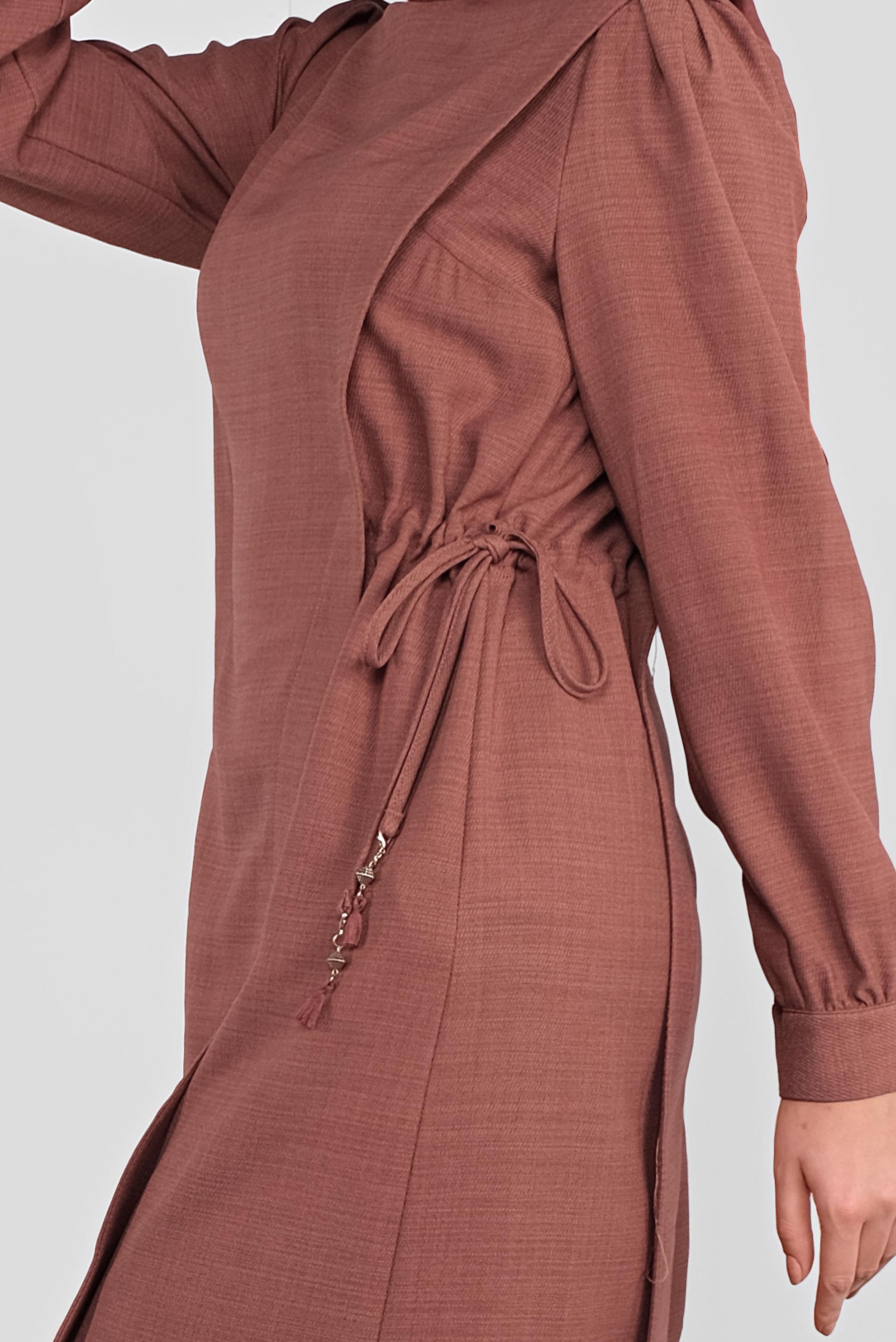 Tesettür giyim KAHVE 41202 ANYA TUNİK 38/44 TEK40